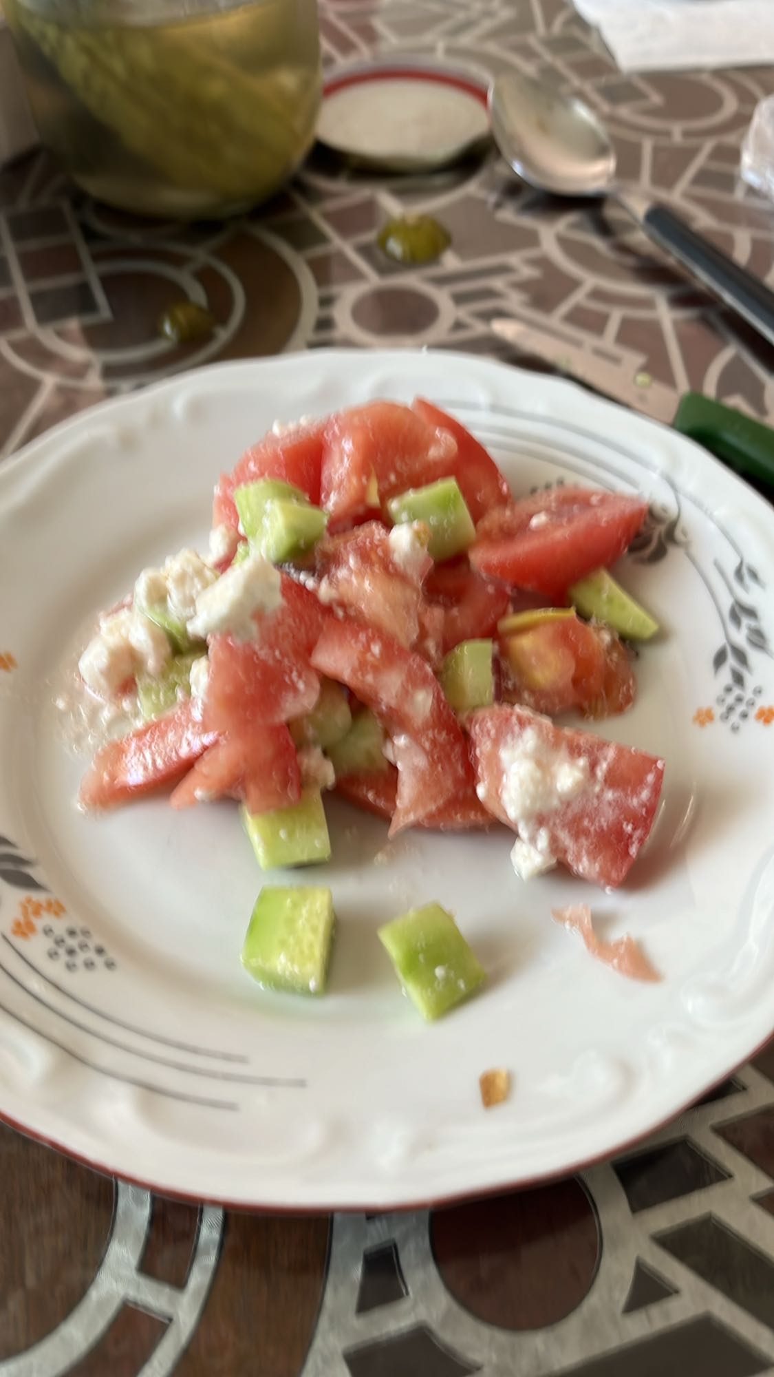 Салата с домат и сирене