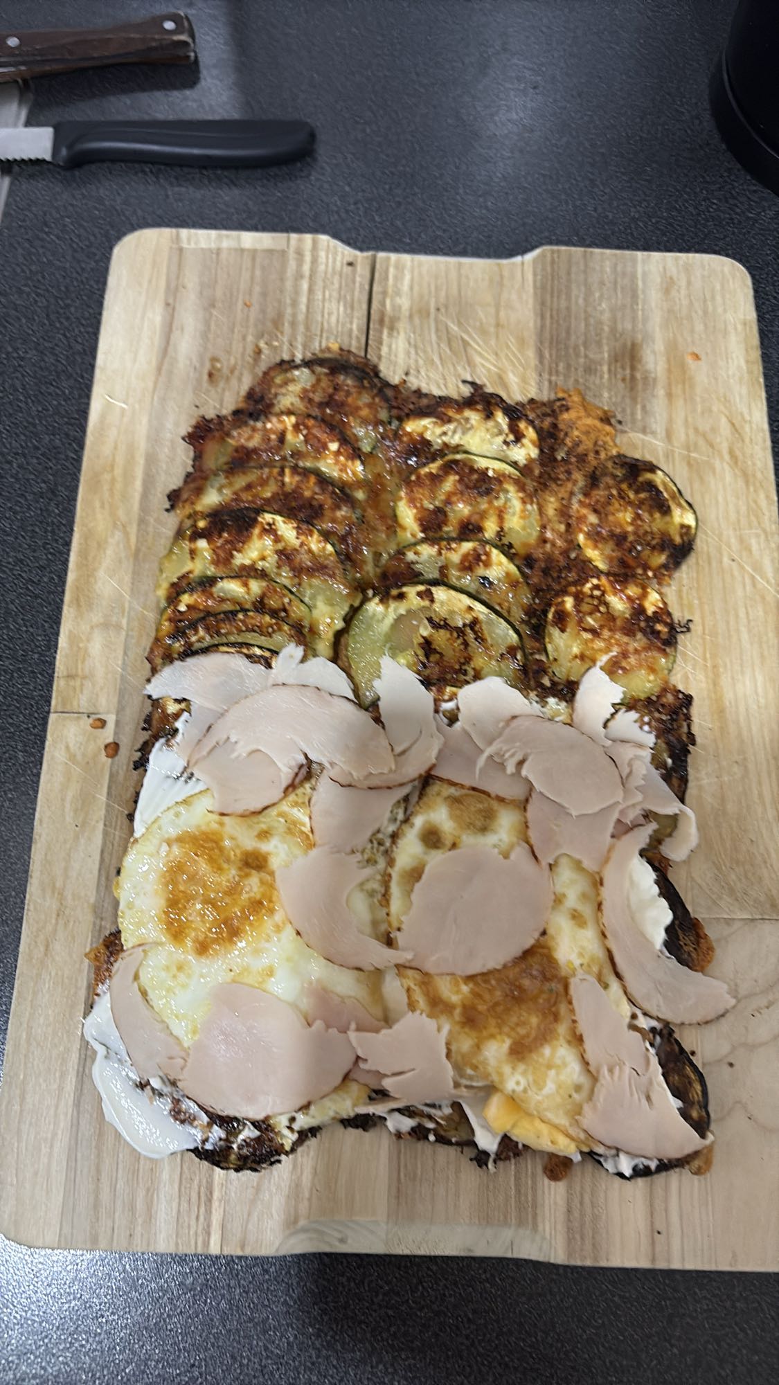 Squashpizza med kalkun