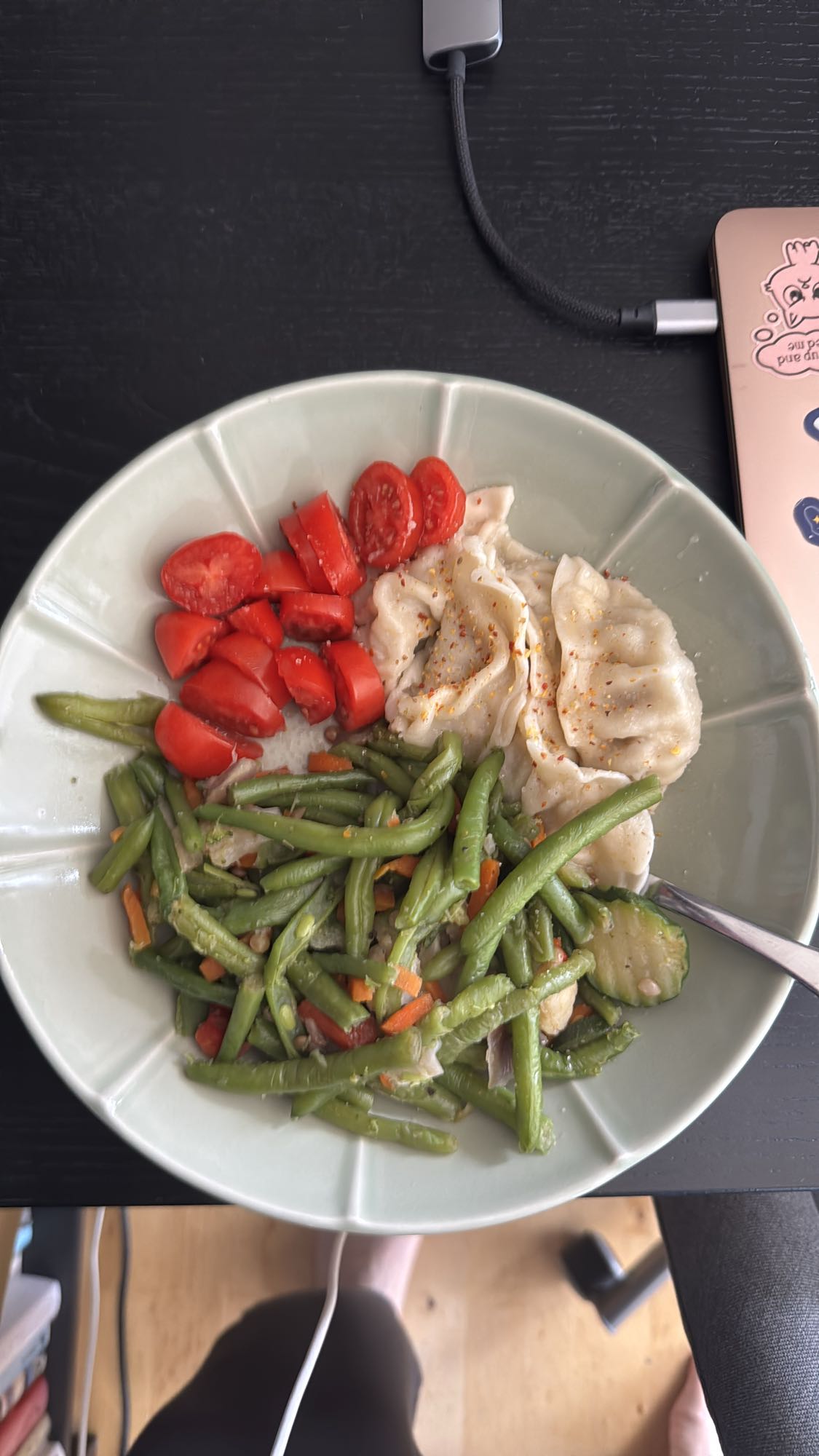 Dumplings and Veggies