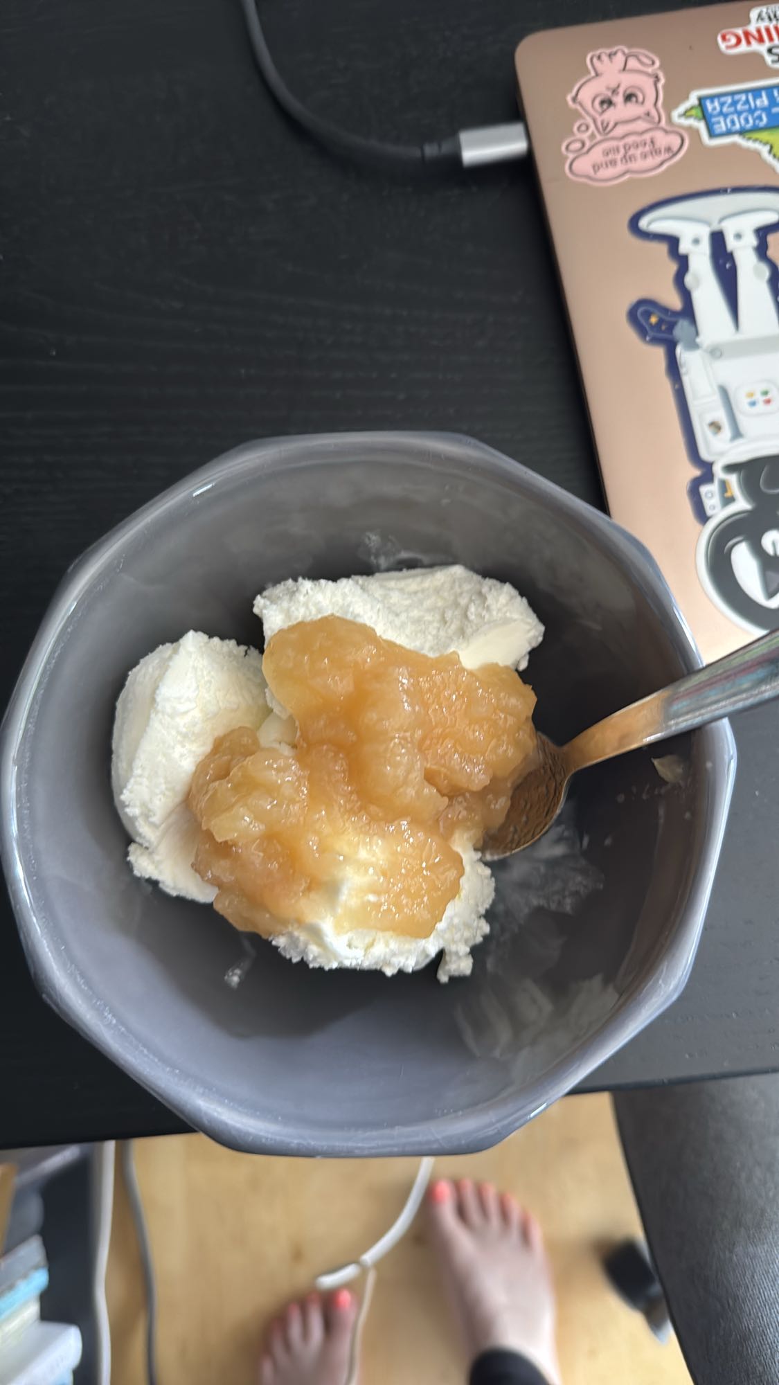 Cottage Cheese Applesauce