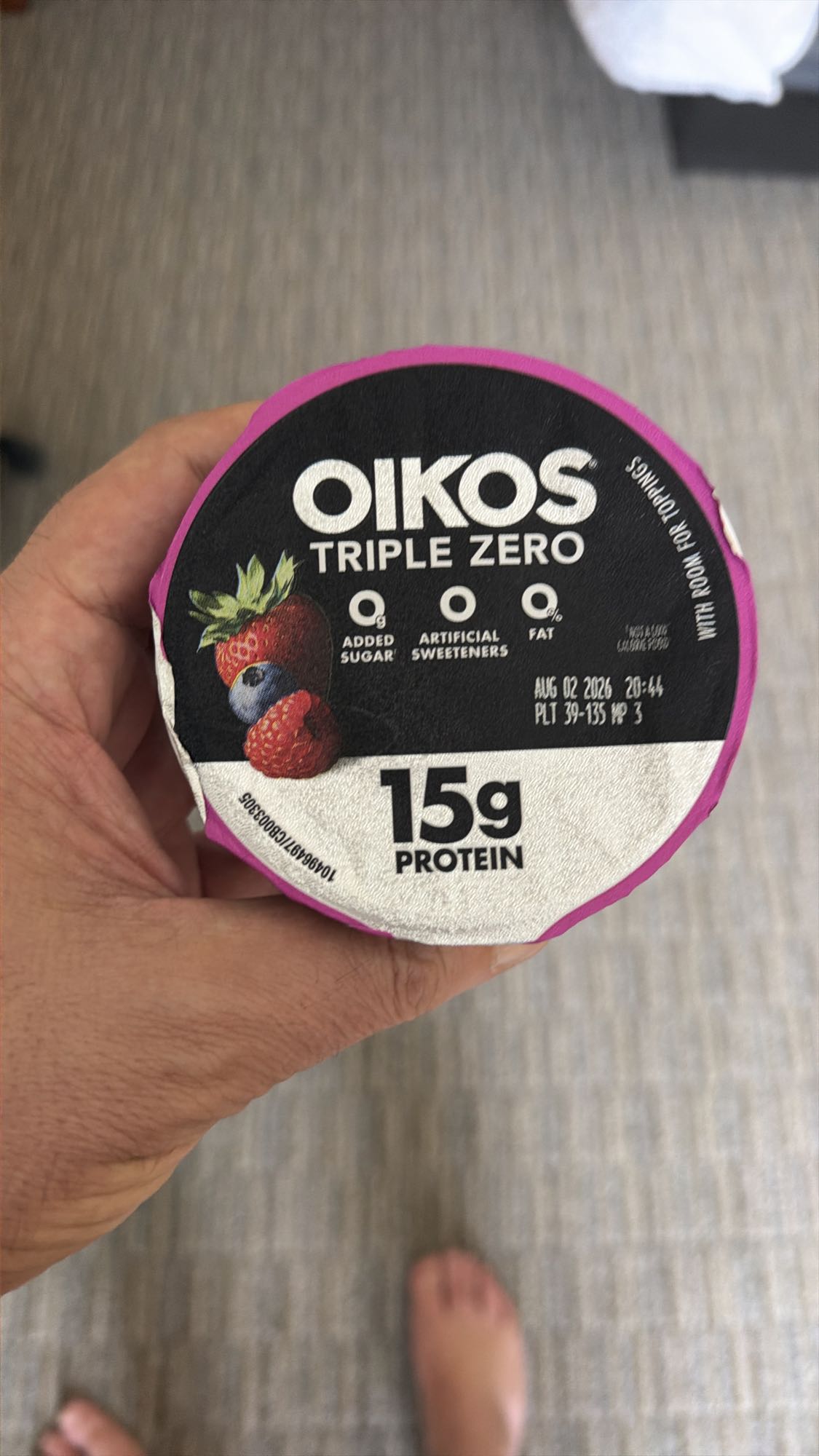 Yogurt ai frutti di bosco
