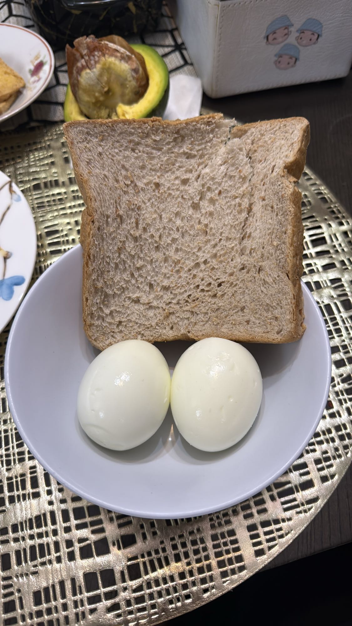 Boiled Eggs and Bread