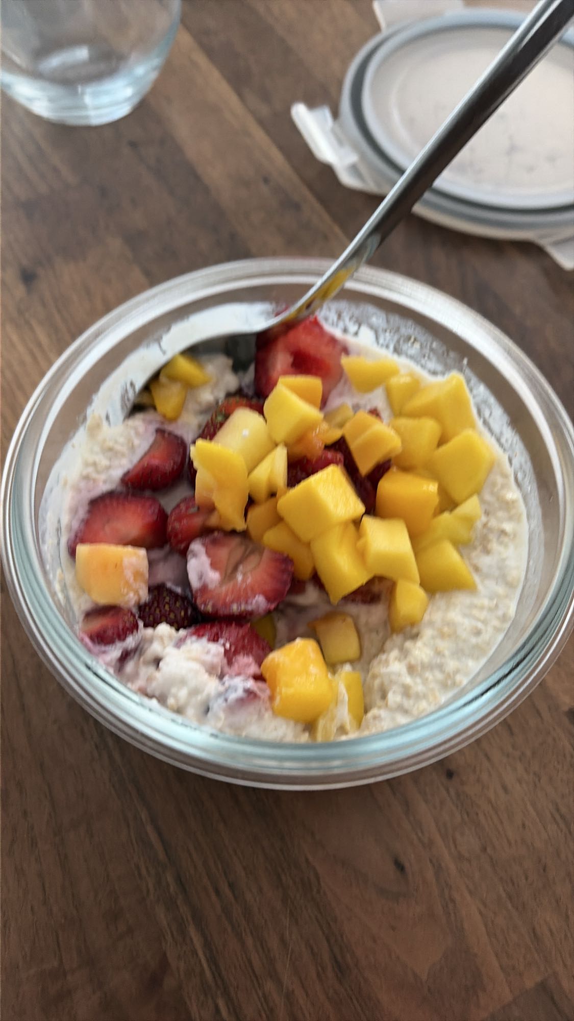 Havregröt med frukt