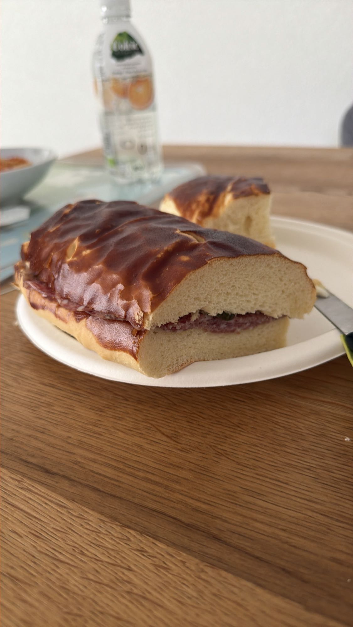 Gefuelltes Briochebrot