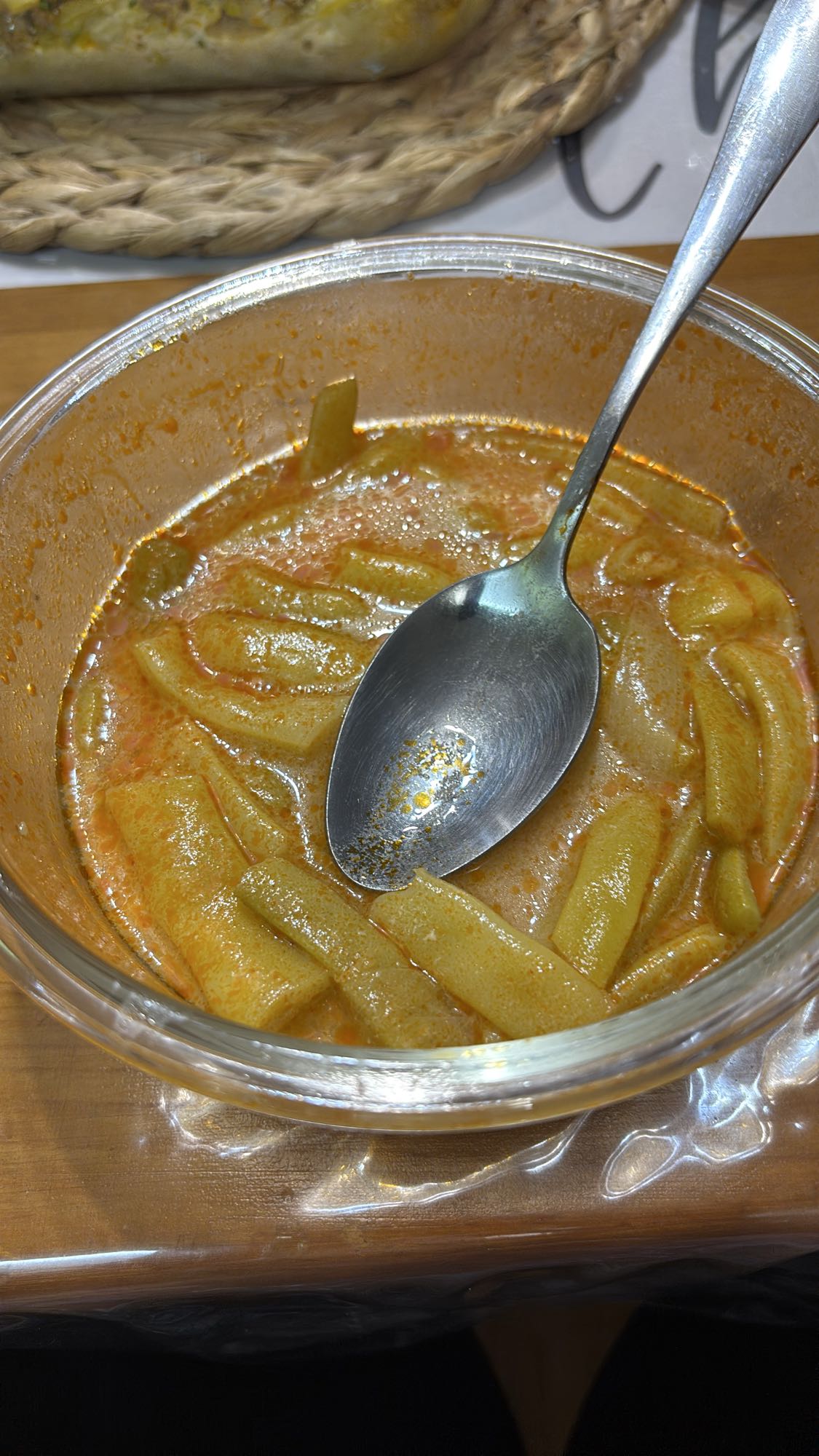Zöldbab leves