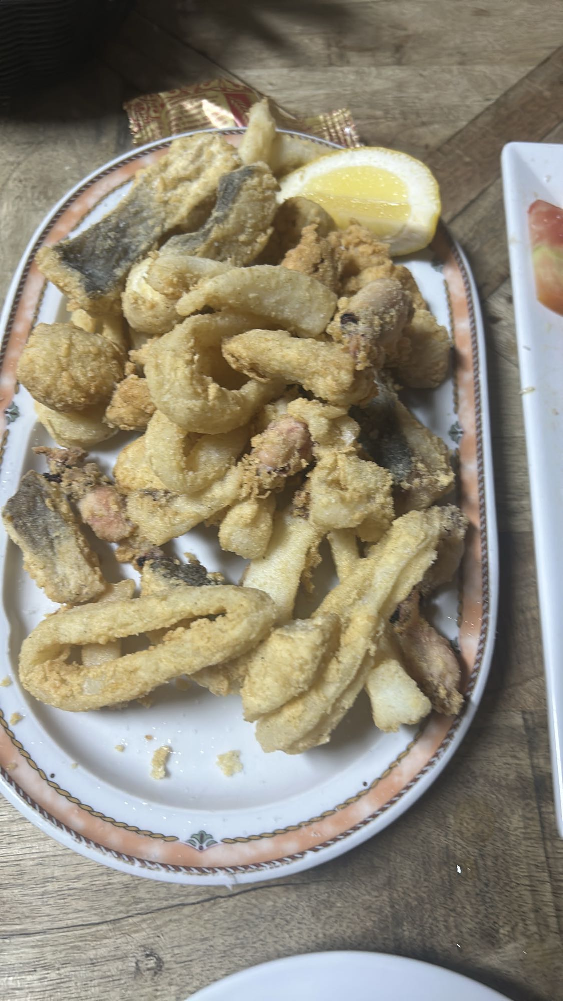 fritura de mariscos