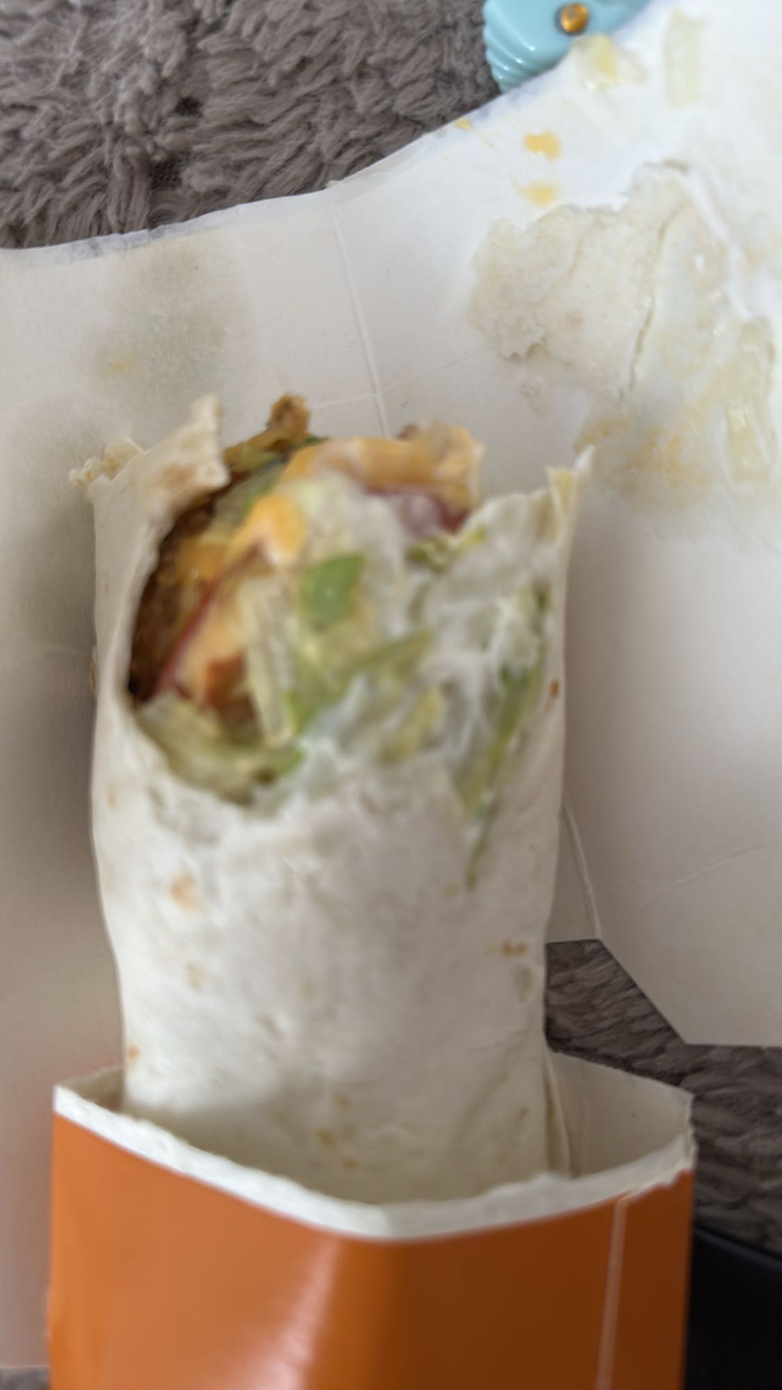 wrap z kurczakiem
