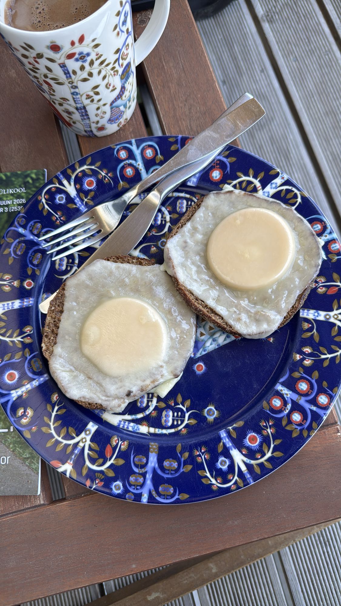 Egg Cheese Toasts