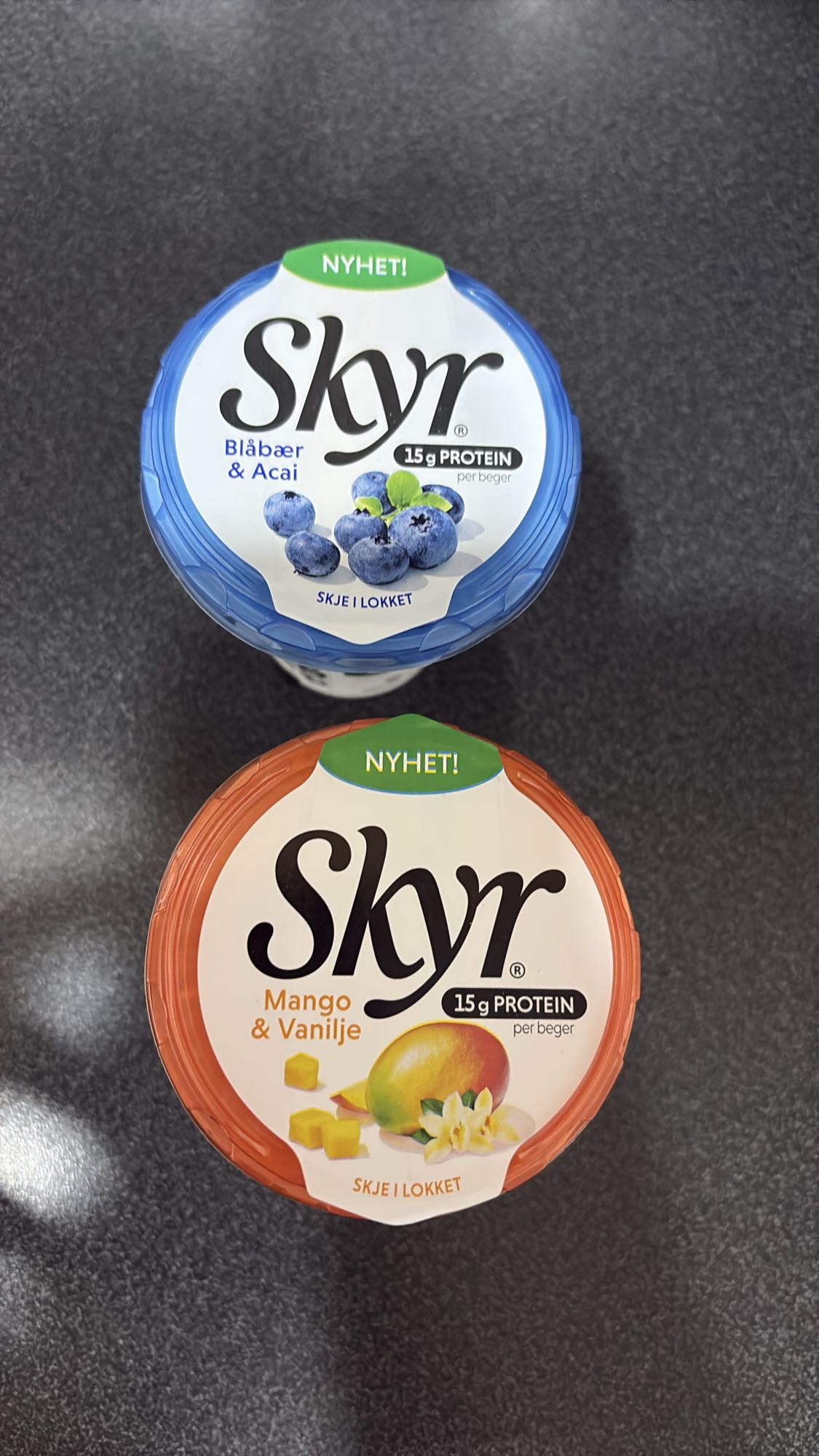 Skyr med to smaker