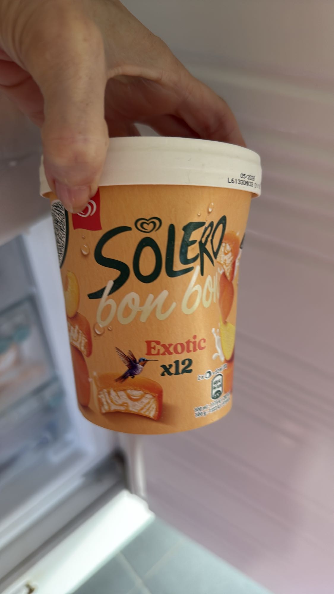 Exotisch ijsbonbon