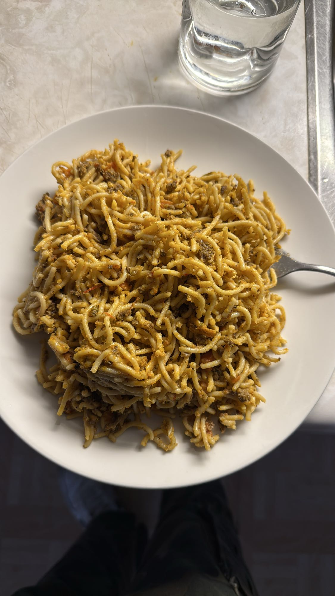 Spaghetti à la viande