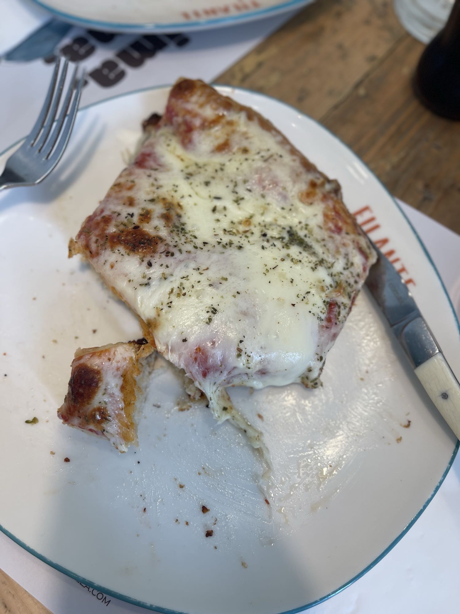 кусок пиццы маргарита