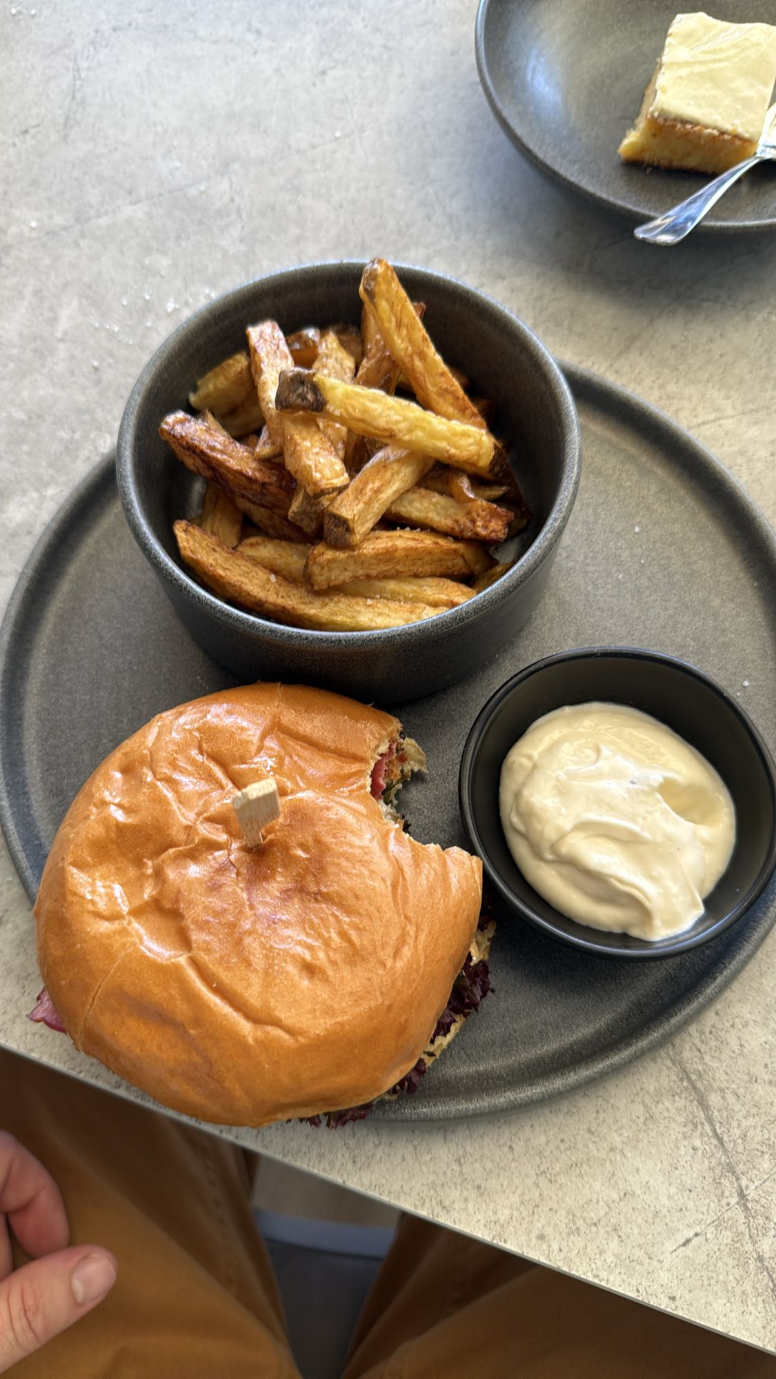 Burger with Fries