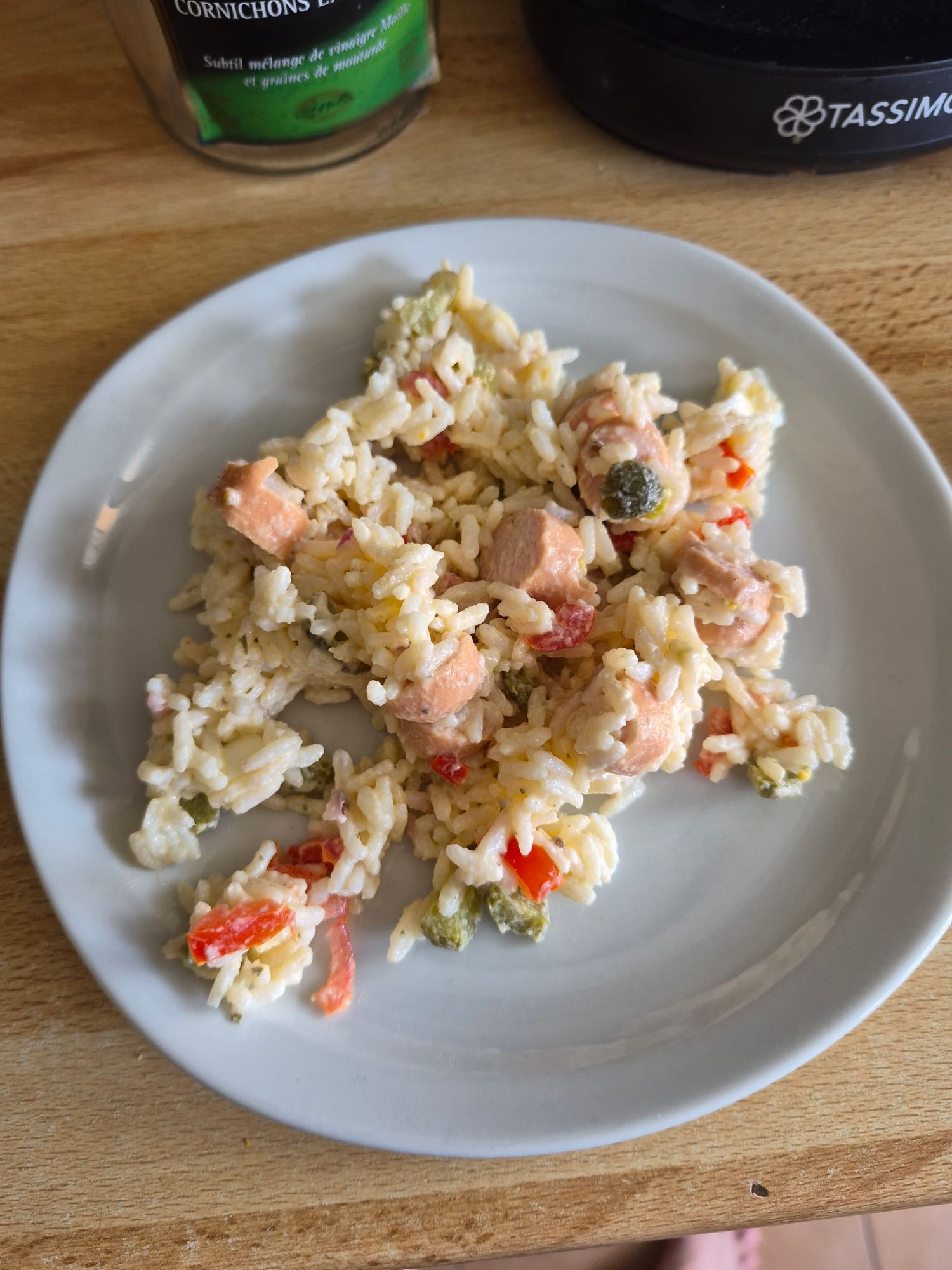 Salade de riz au saumon