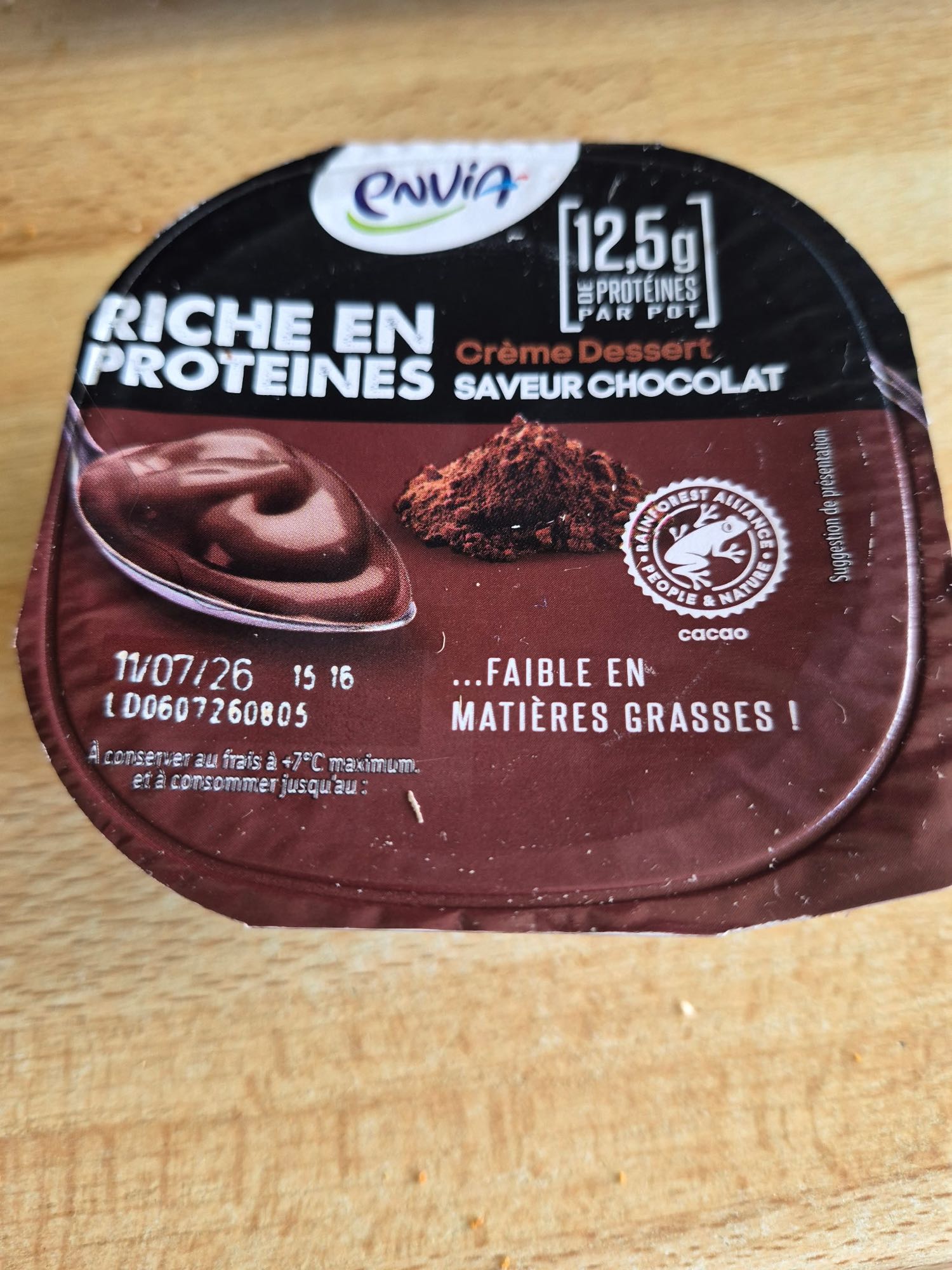 Crème dessert chocolat