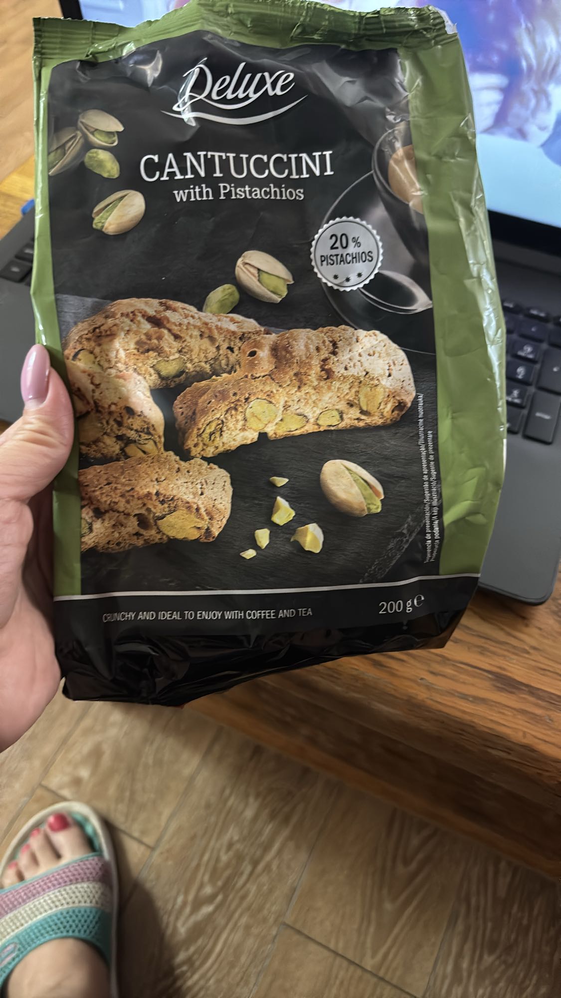 Pisztáciás cantuccini