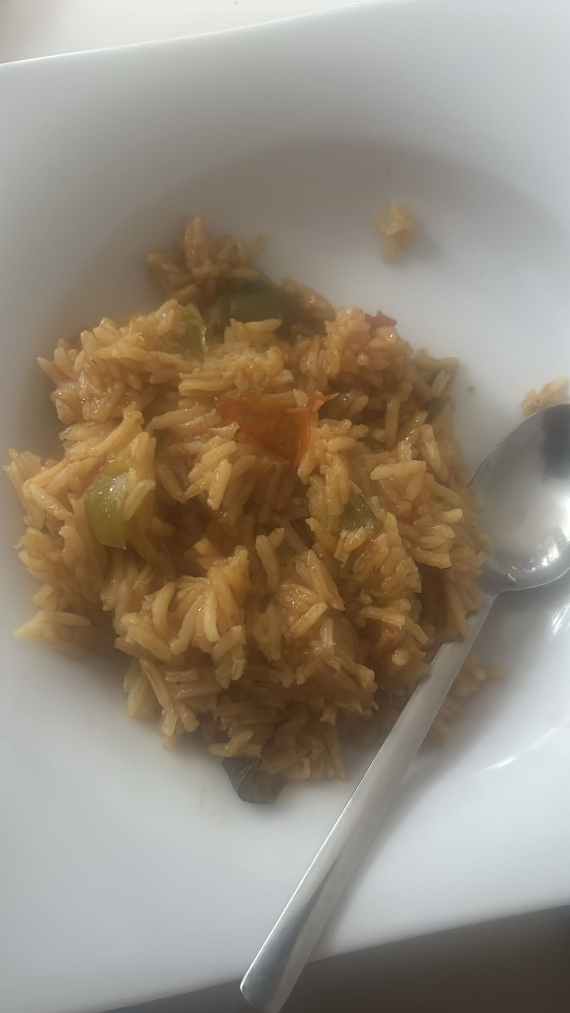 Reispfanne mit Huhn
