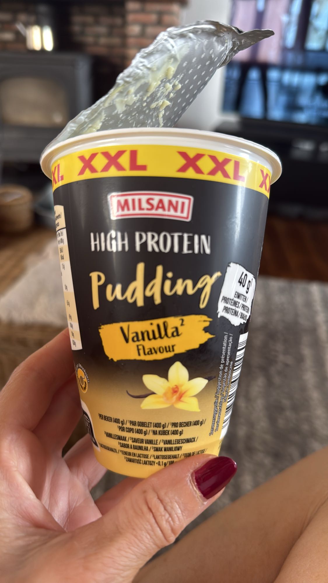 Vanille proteïnepudding