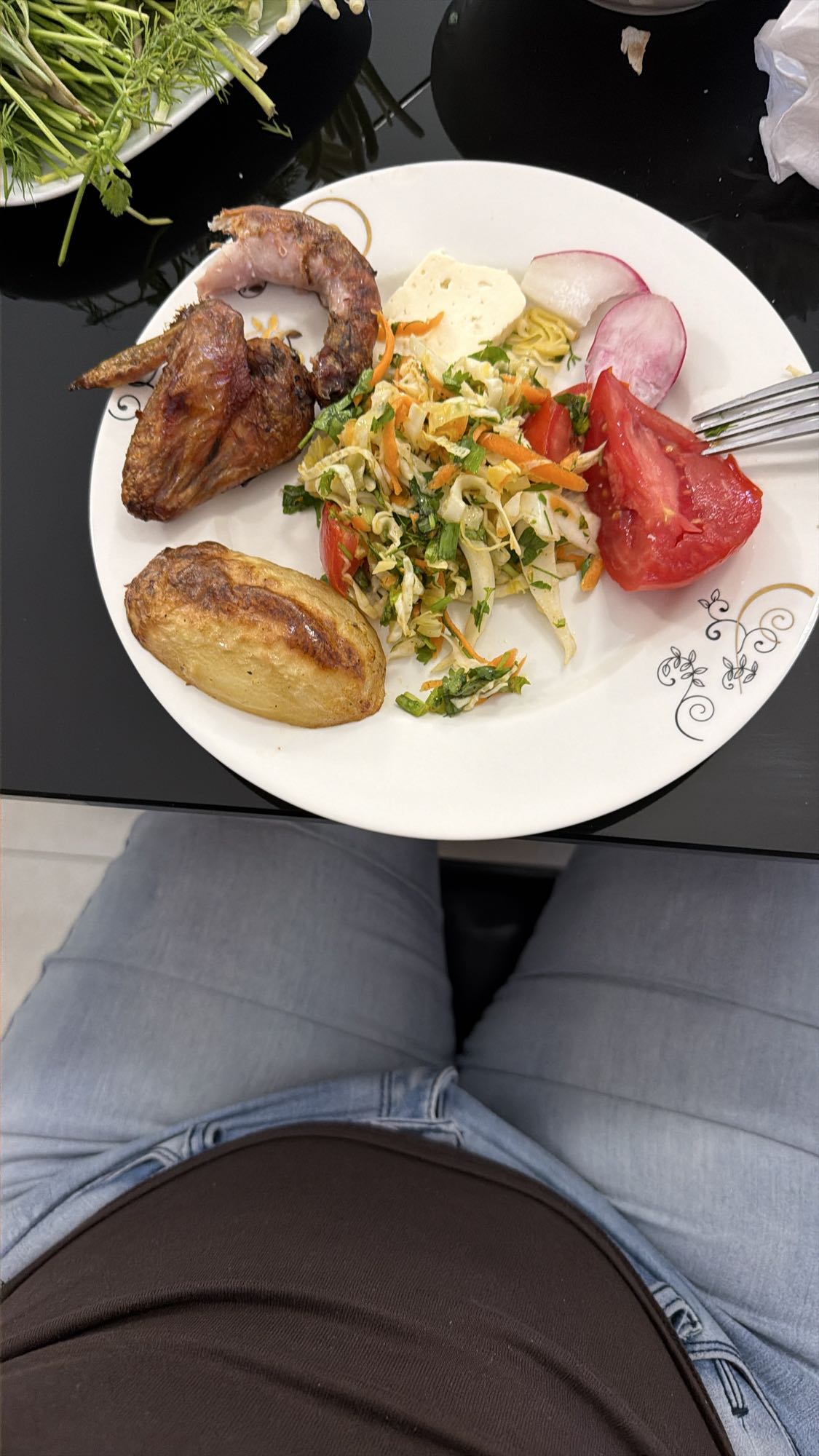 Roast Chicken Plate
