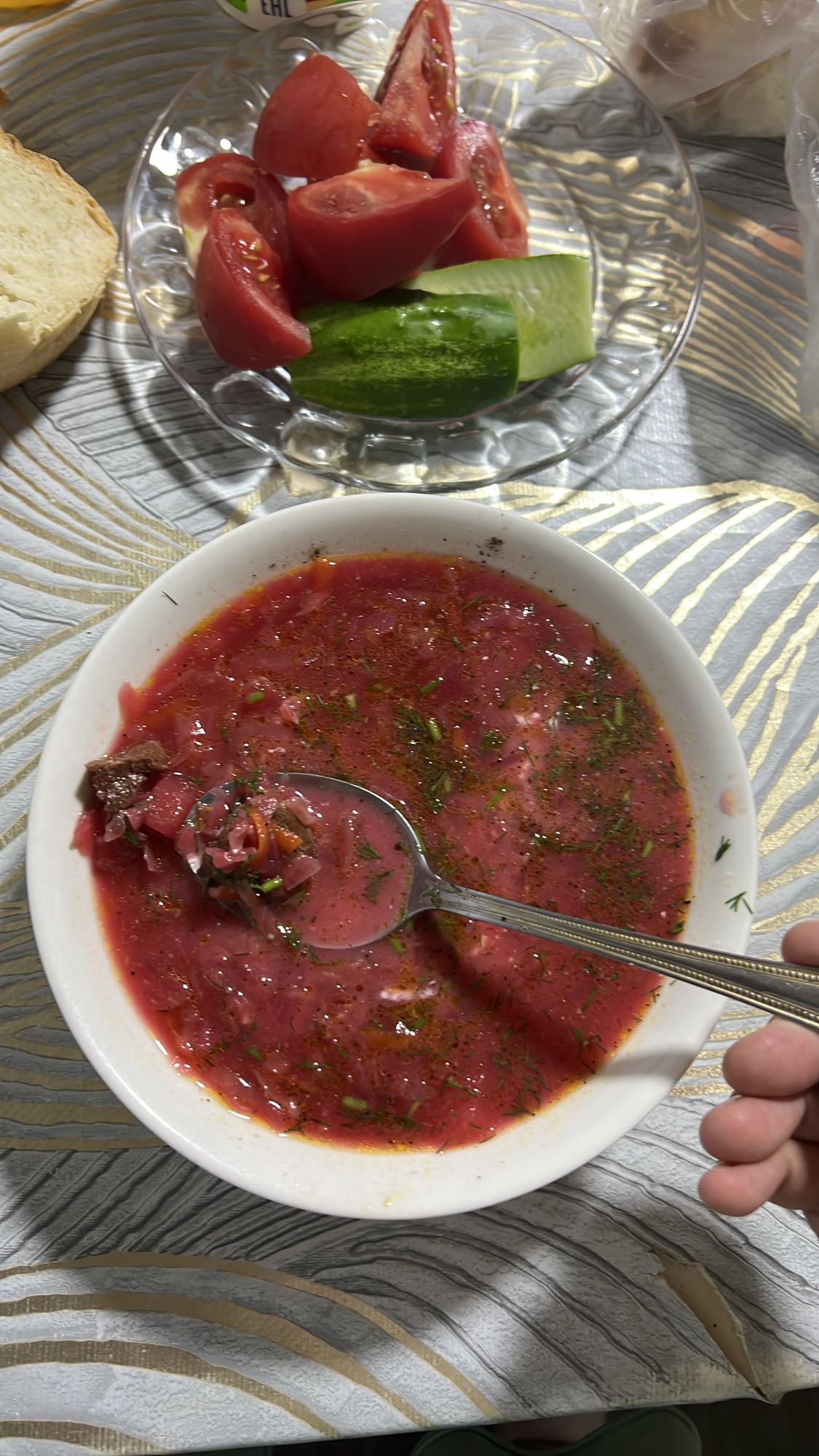 Борщ с овощами