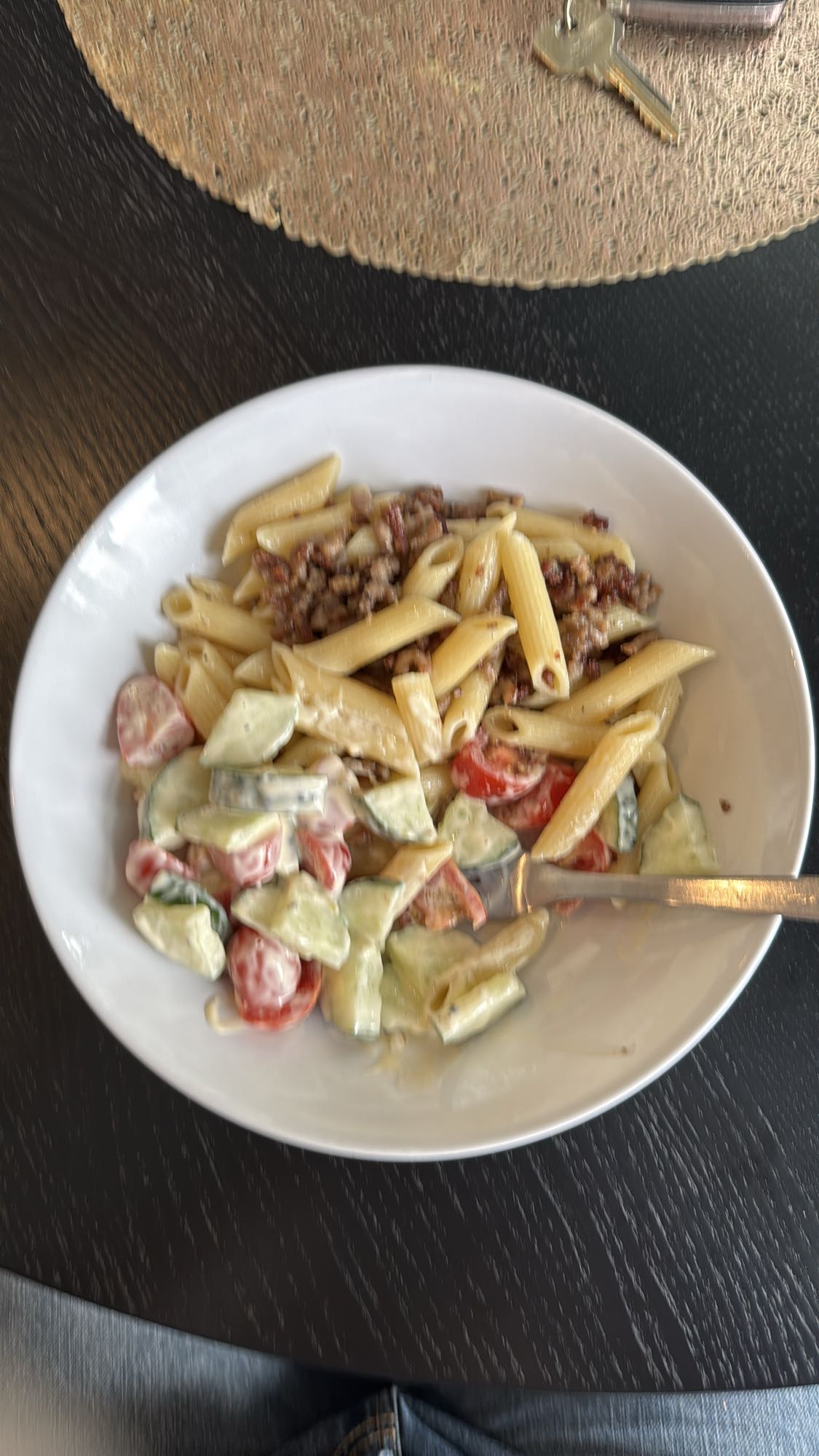 Penne with Bacon Salad