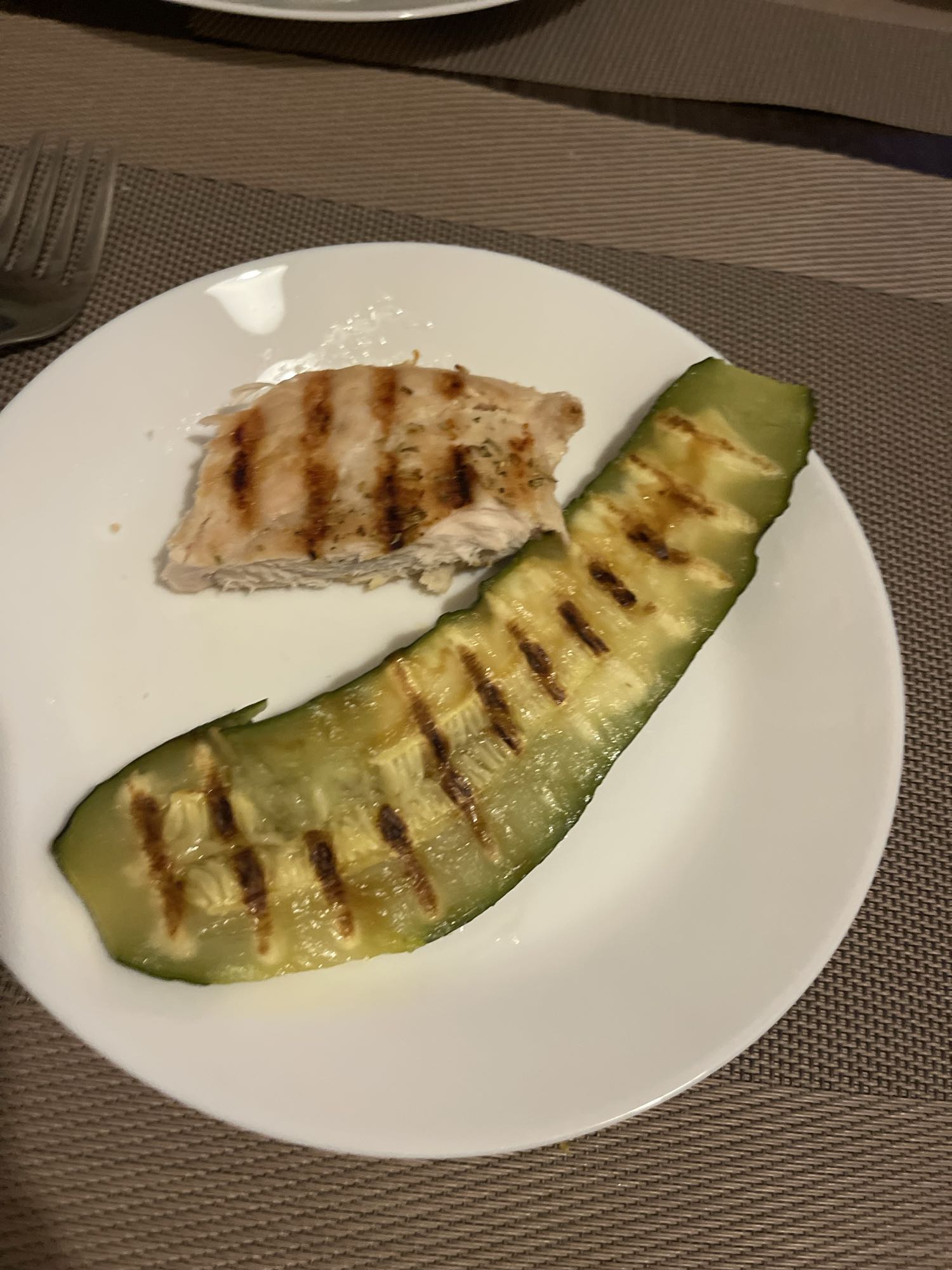 Курица с кабачком