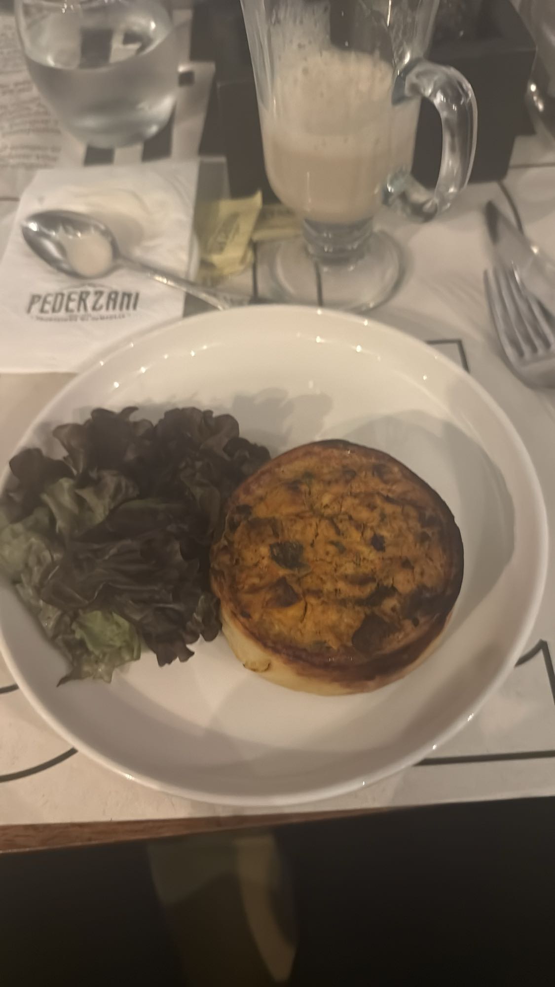Quiche with Salad