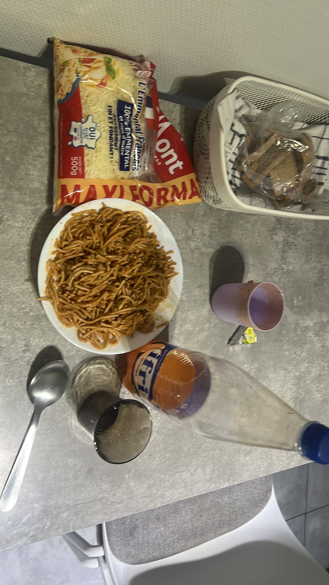 Spaghetti sauce tomate