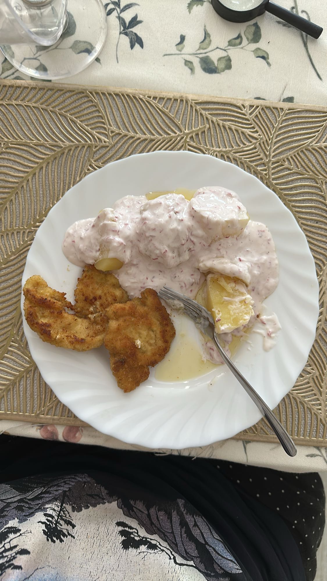 Kotlet z ziemniakami