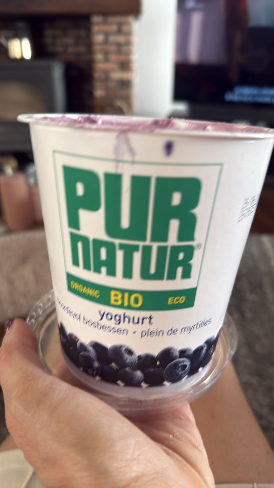 Bosbessenyoghurt