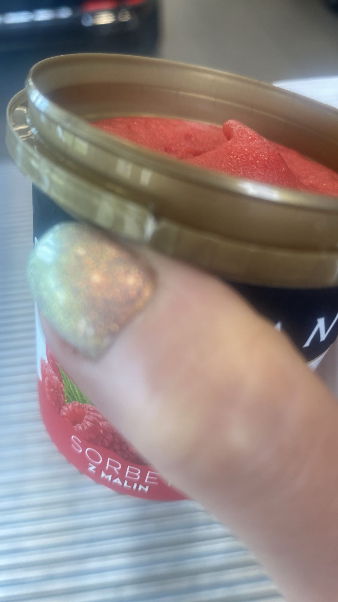 Sorbet malinowy