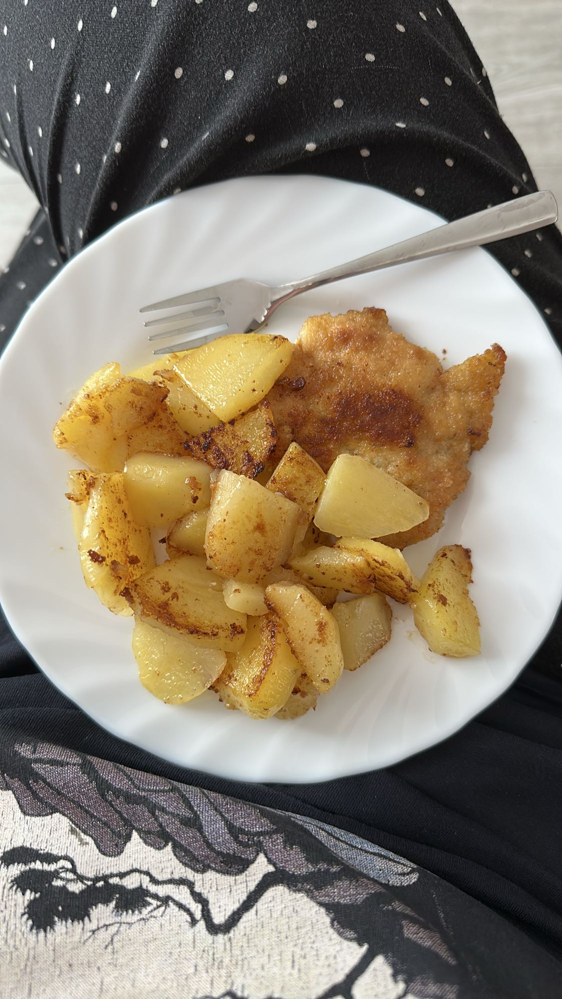 Kotlet z ziemniakami