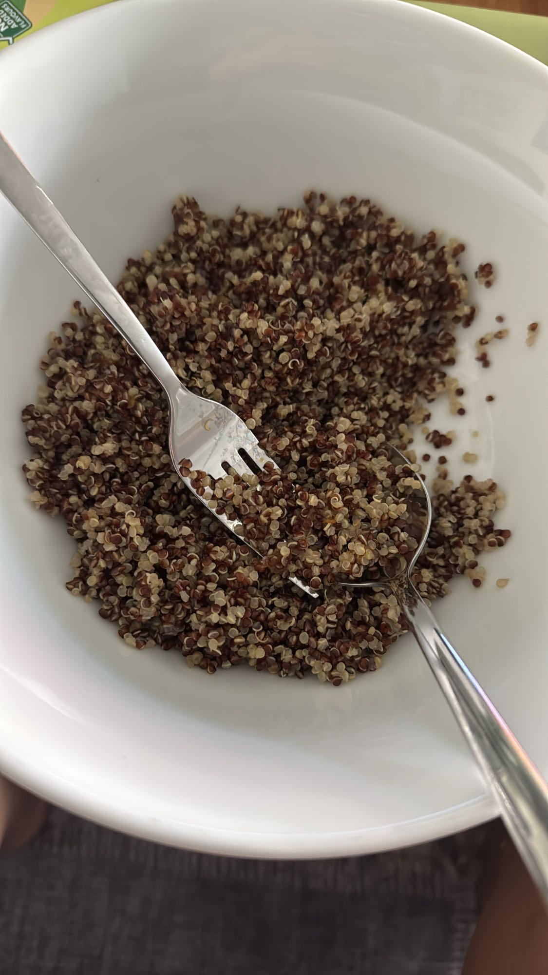 Kokt röd quinoa
