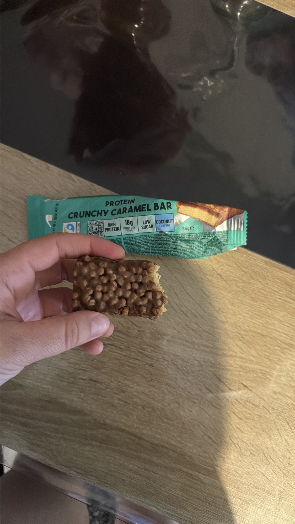 Baton proteic caramel