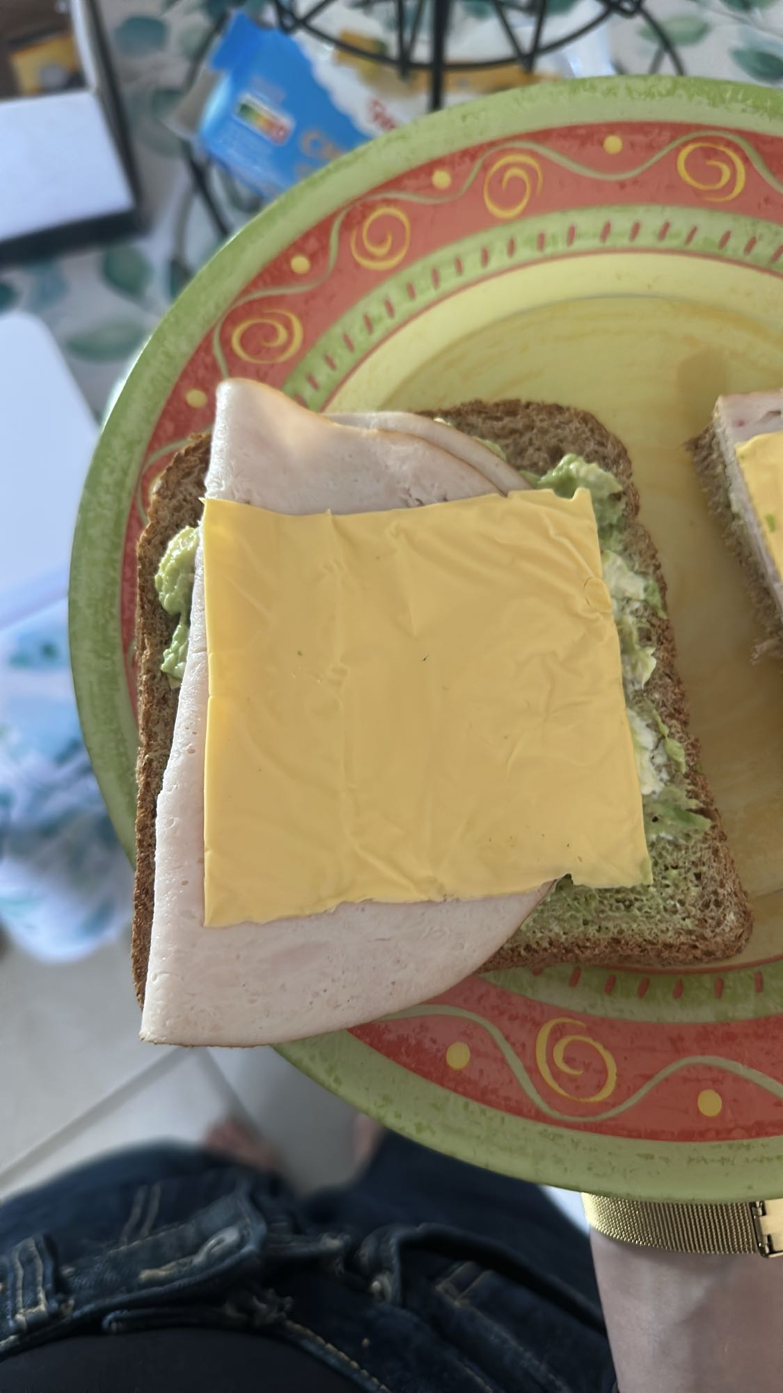 Sandwich dinde avocat