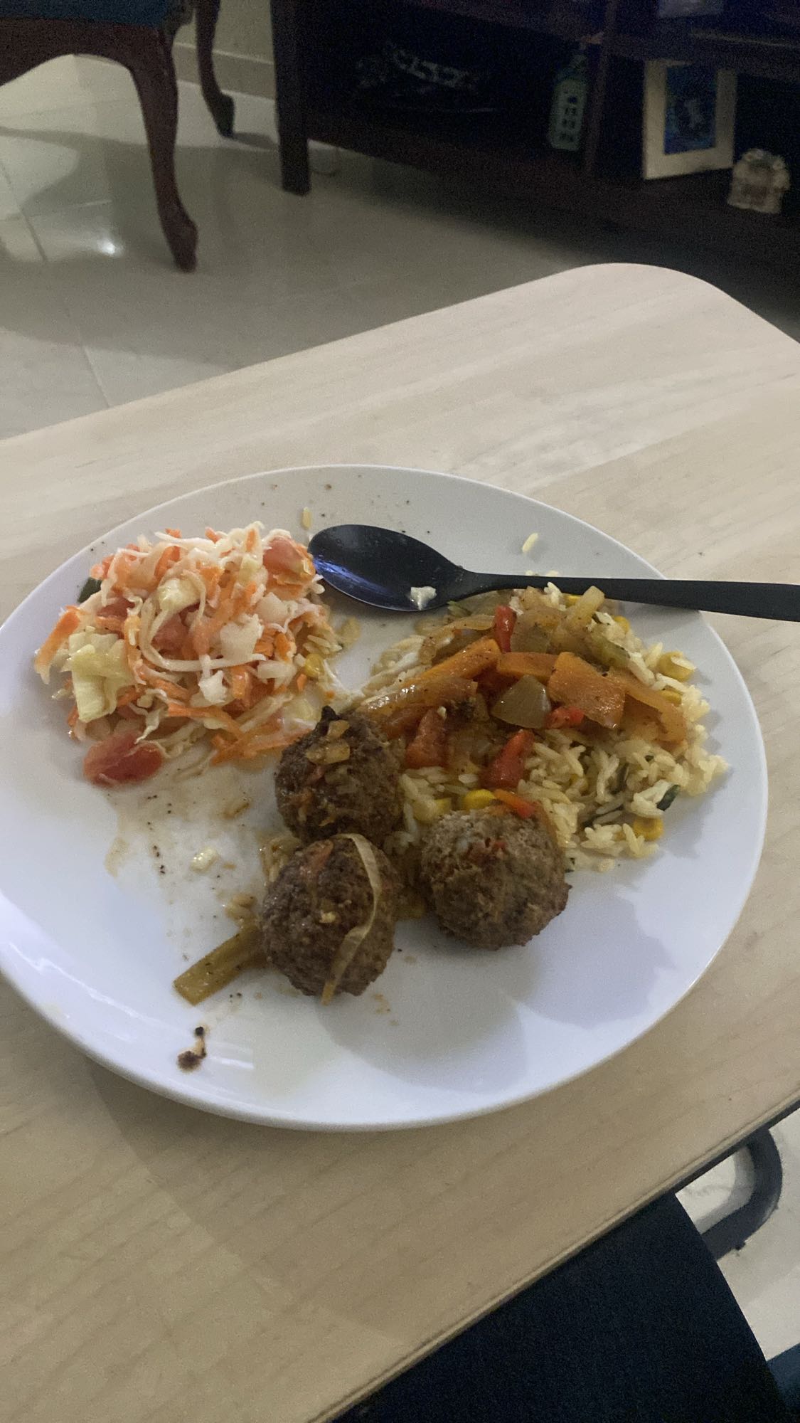albóndigas con arroz