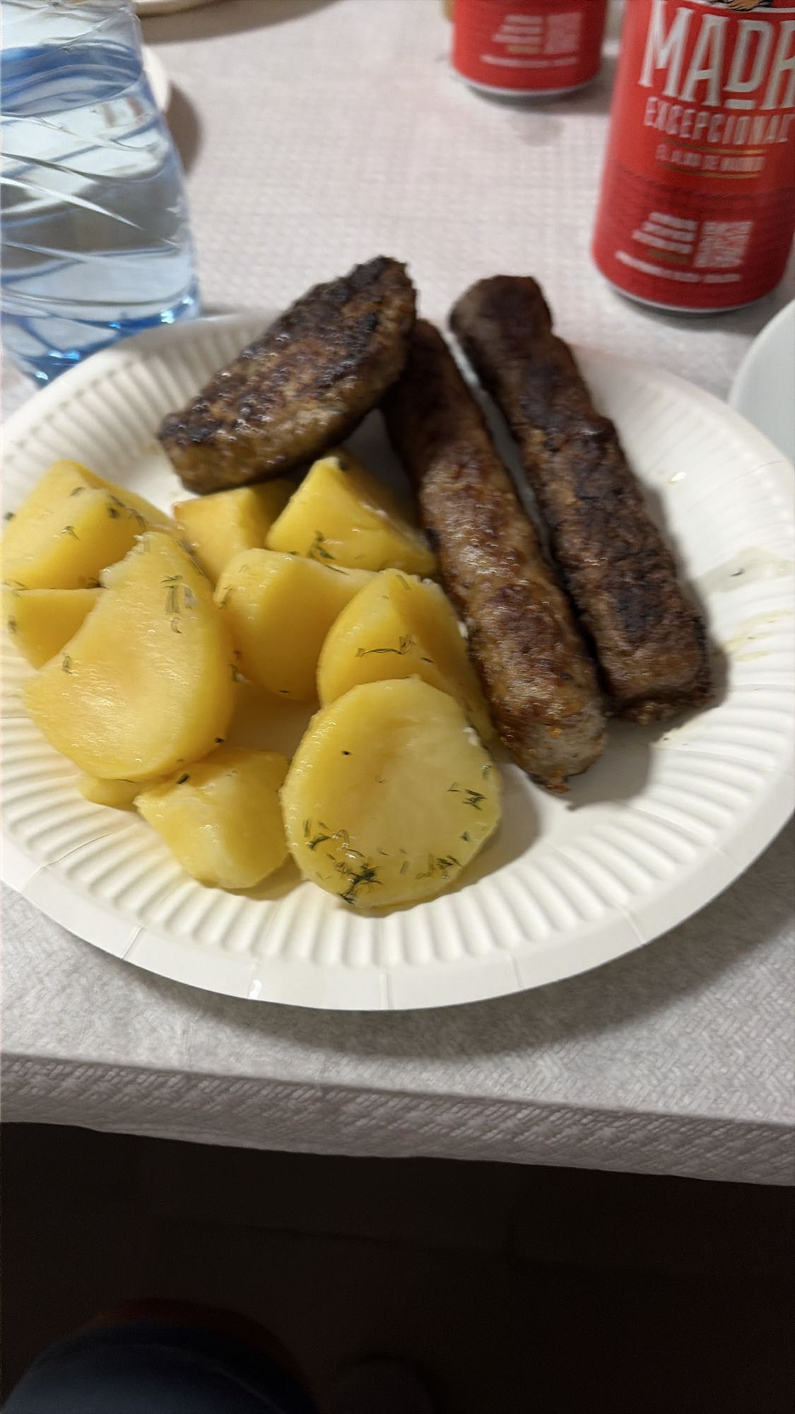 Кебапчета с картофи