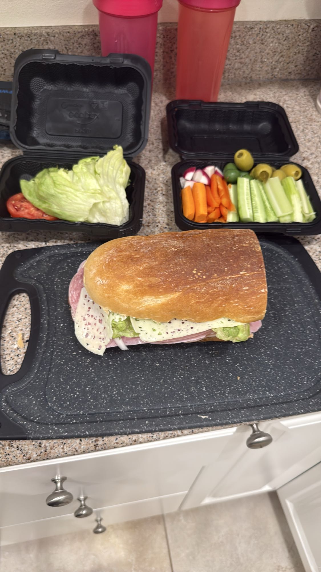 Deli Sub with Veggies