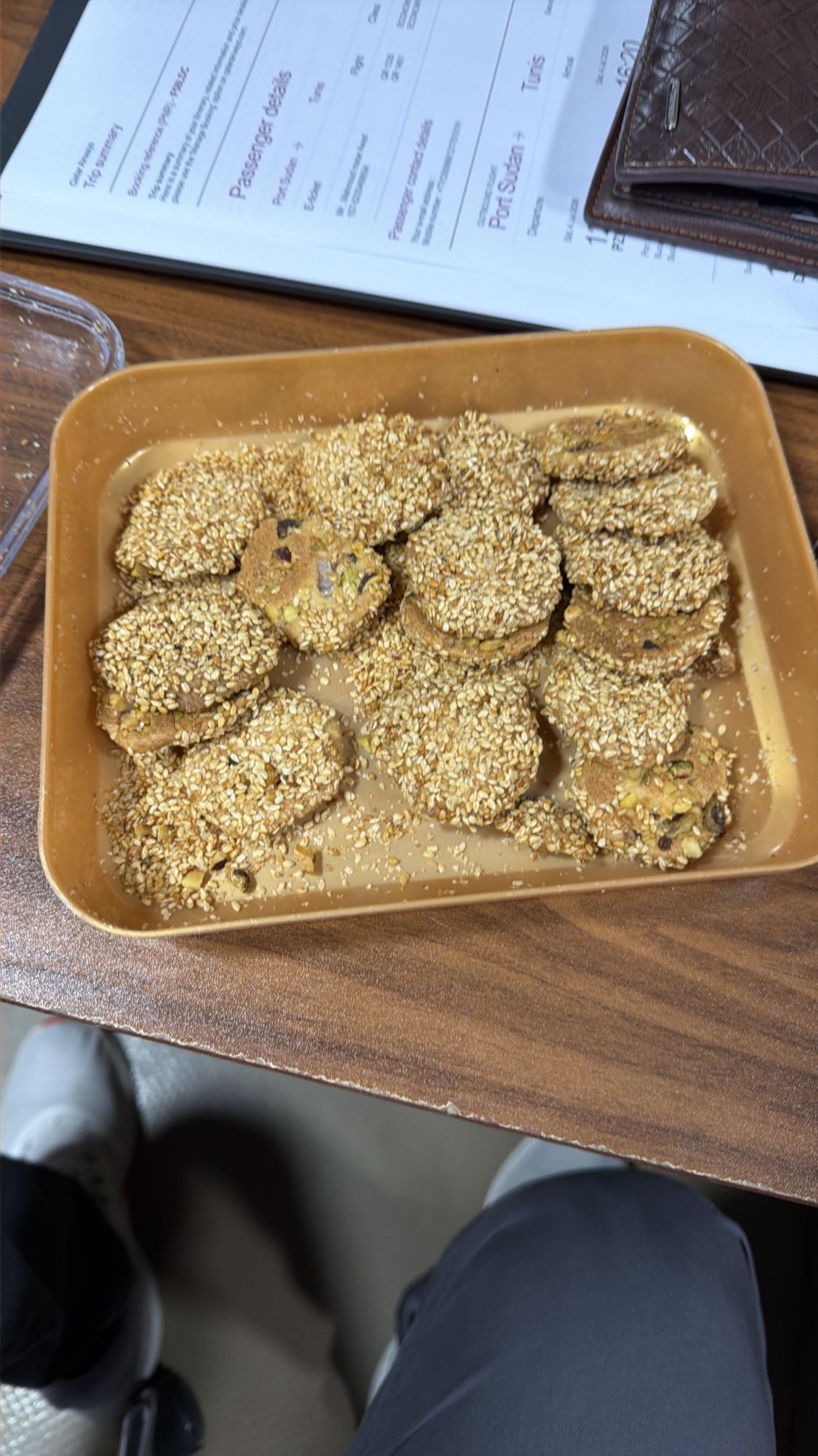 Sesame Pistachio Cookies