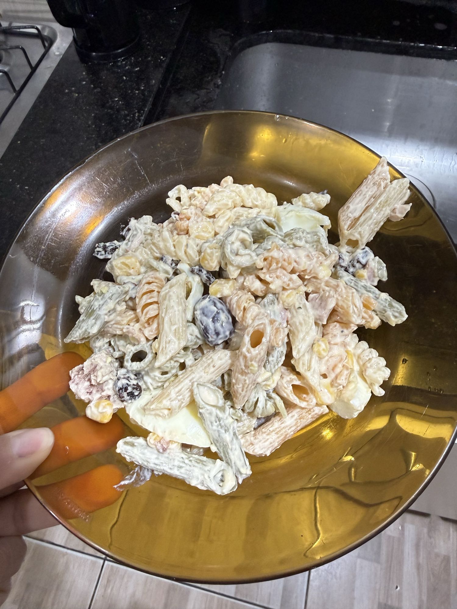 salada de macarrao