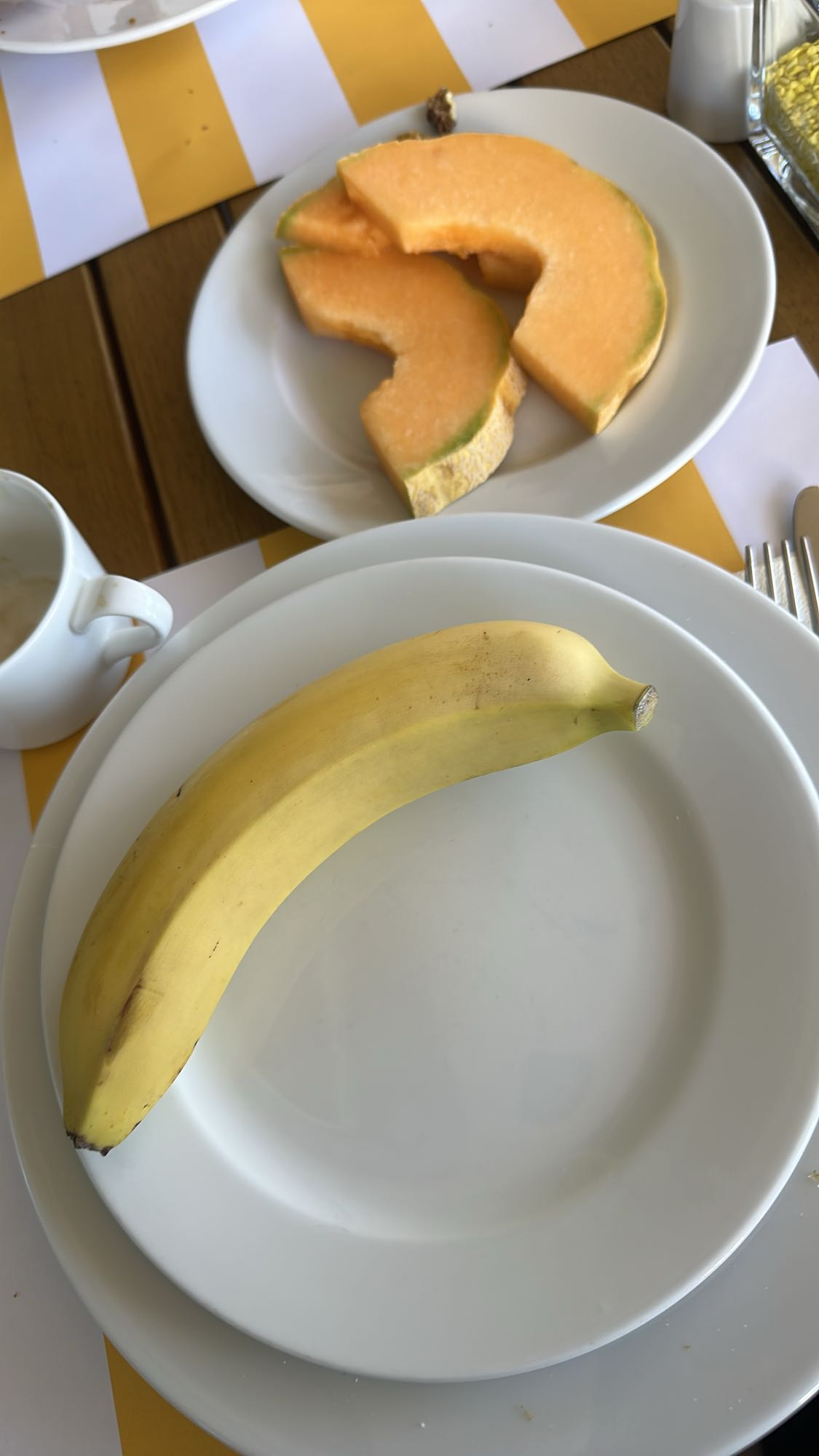 Plátano y melón