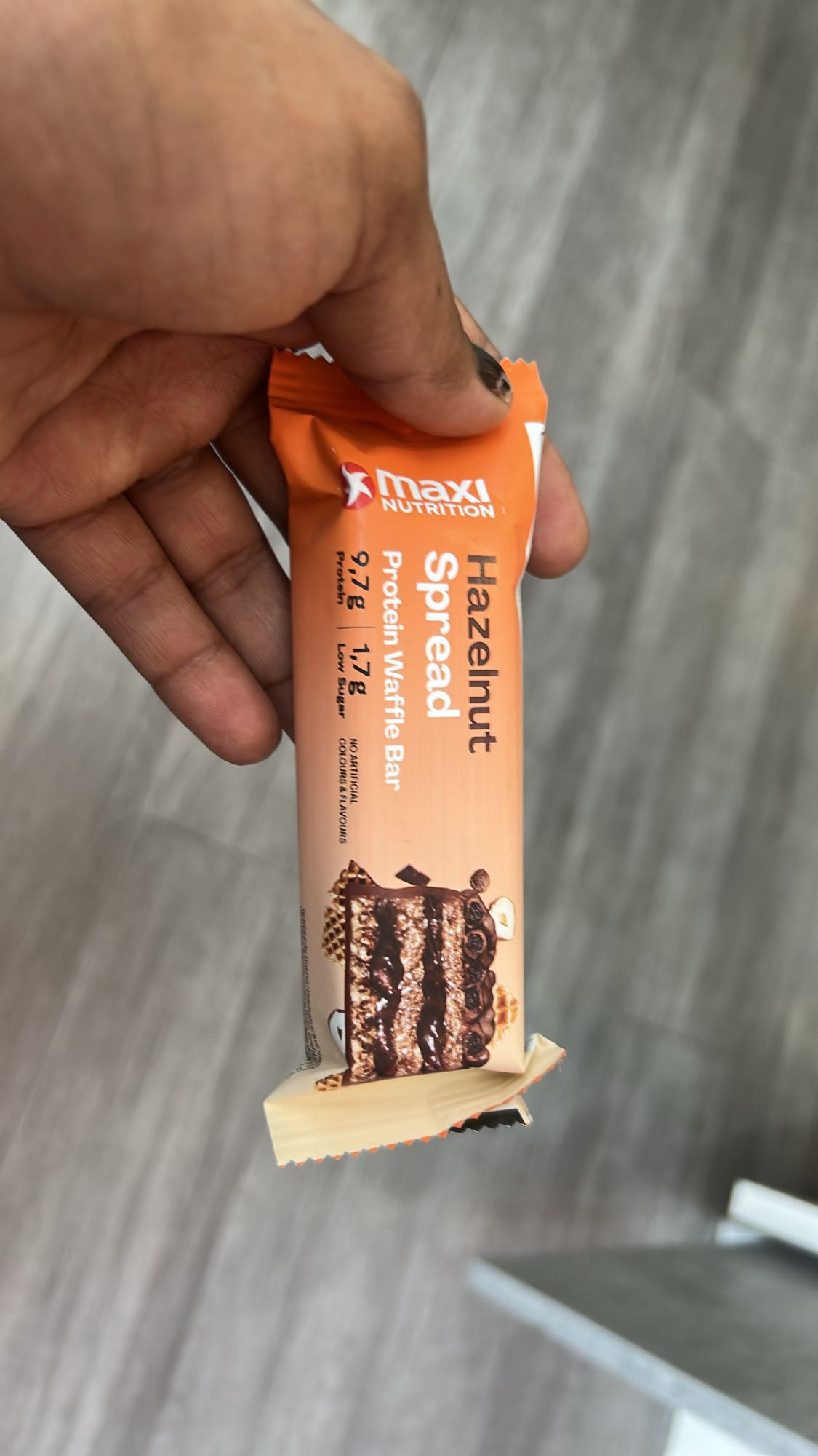 Haselnuss Proteinriegel