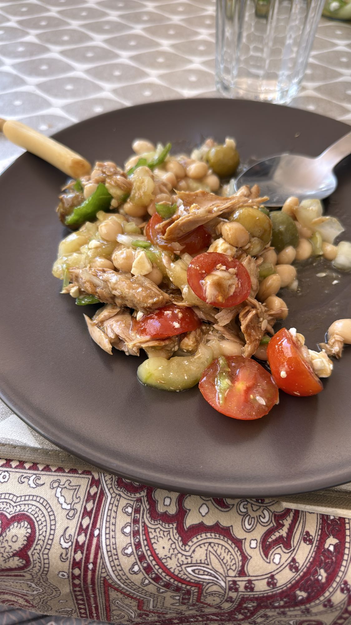 ensalada de garbanzos