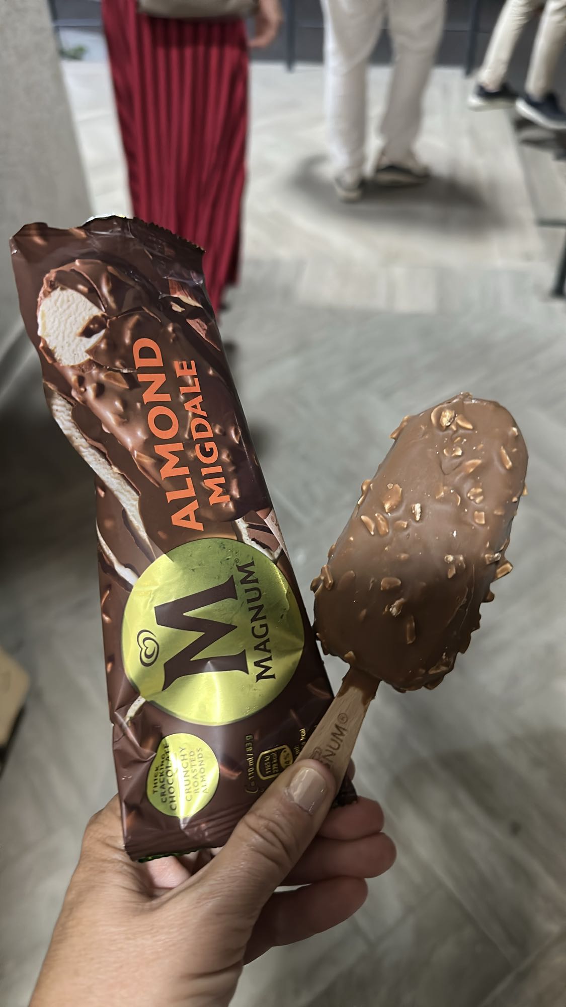 Almond Ice Cream Bar