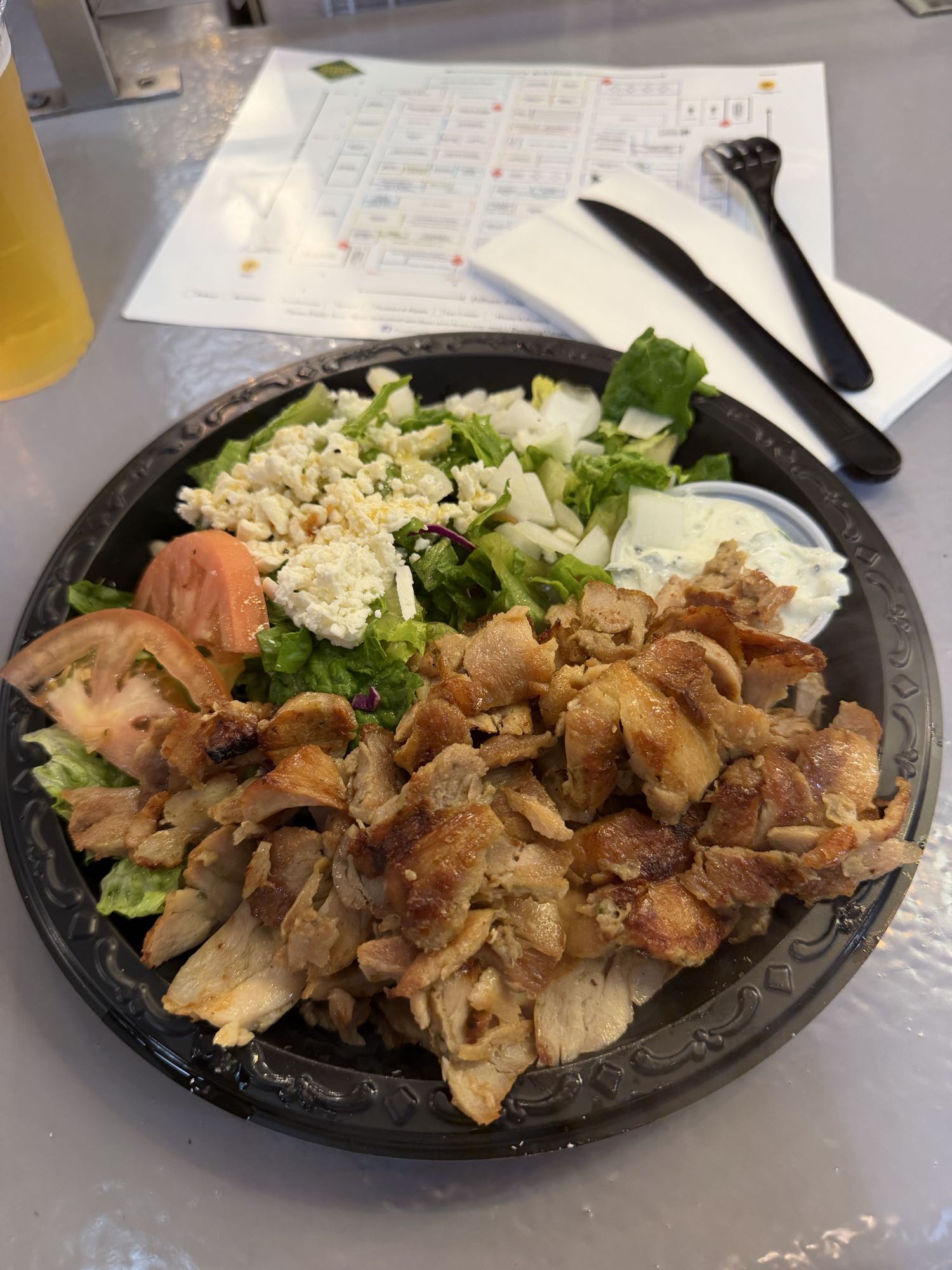 Insalata con pollo
