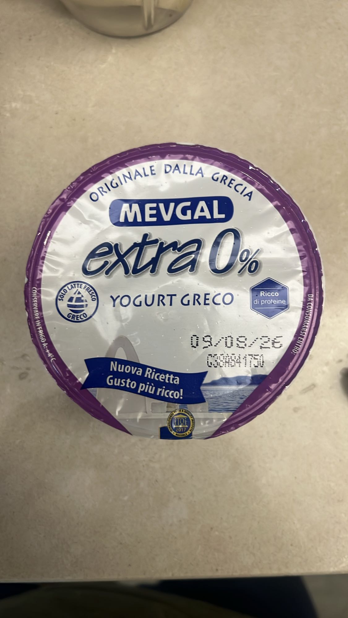 Yogurt greco 0%