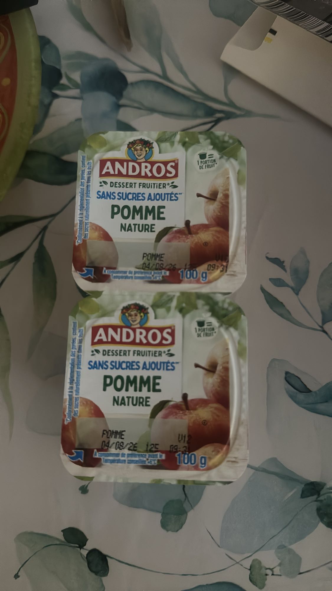 Compote pomme nature