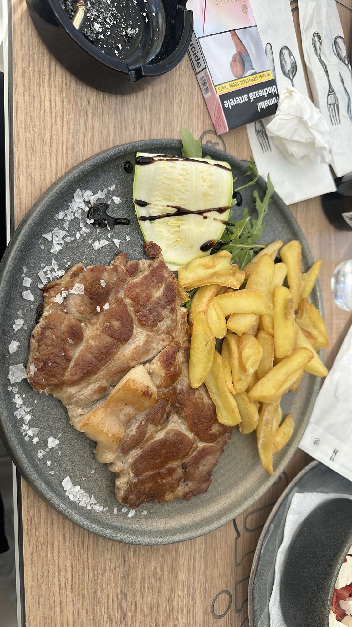 Pork Steak and Fries