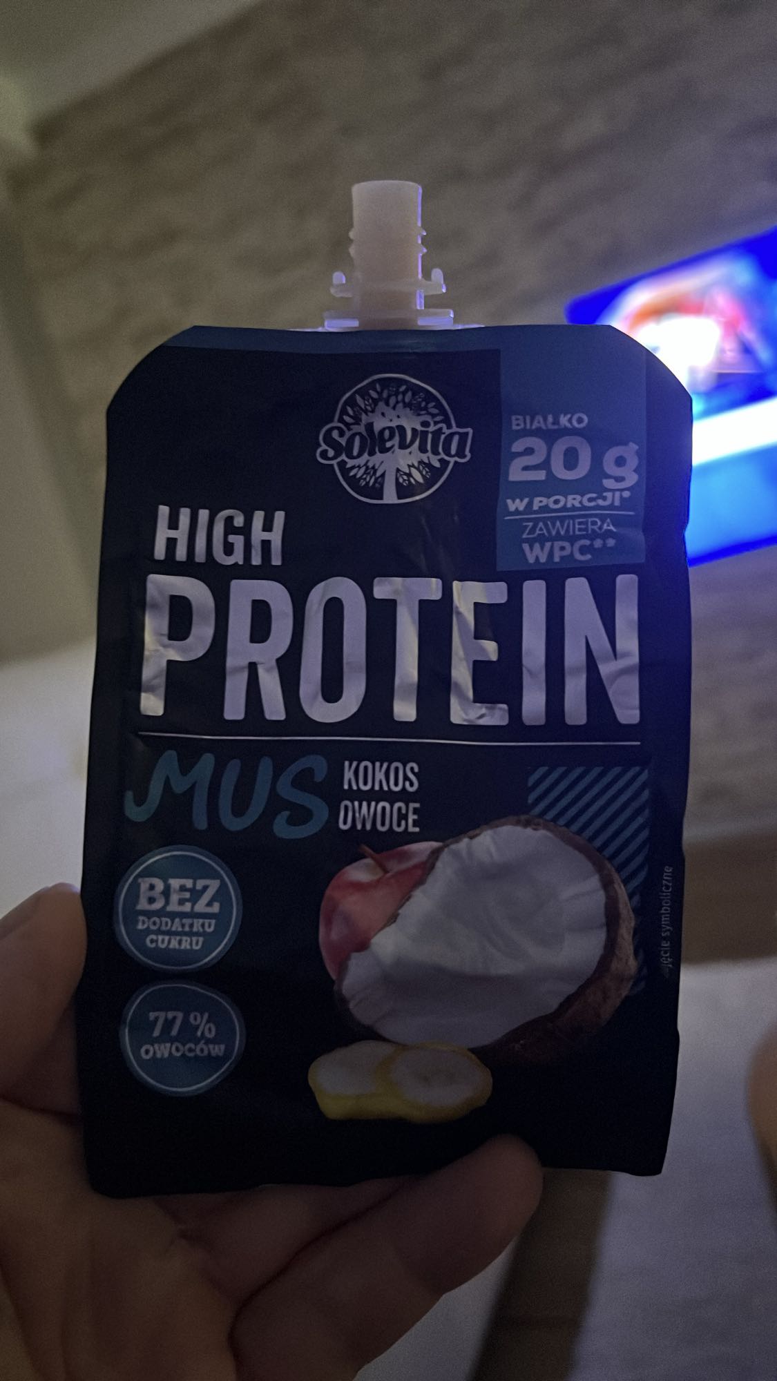 Mus proteinowy kokos