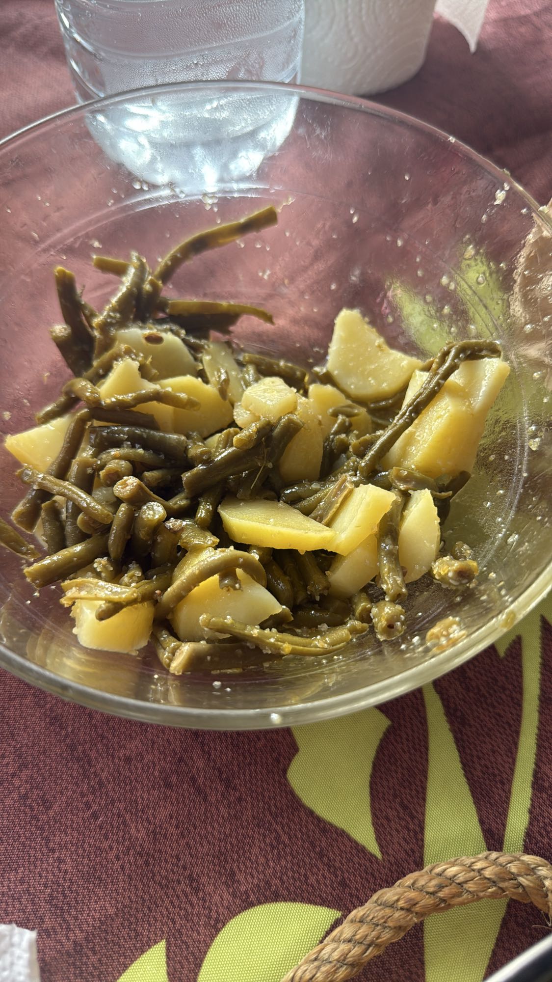 Salade haricots pommes